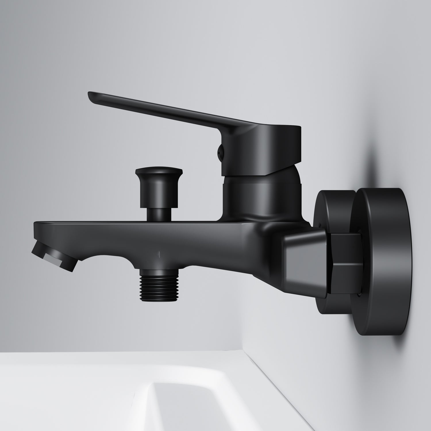 AM.PM Hit Single-lever bath and shower mixer, black