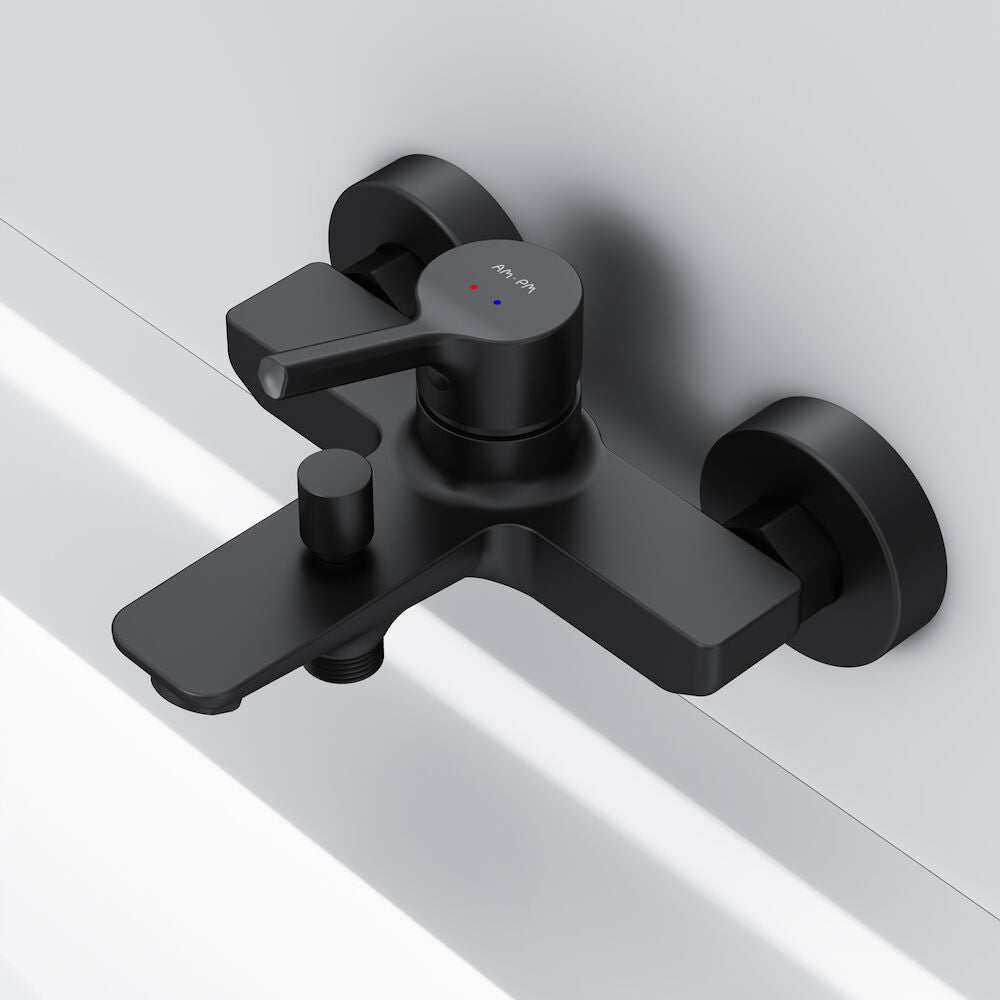 AM.PM X-Joy S Single-lever bath and shower mixer, black