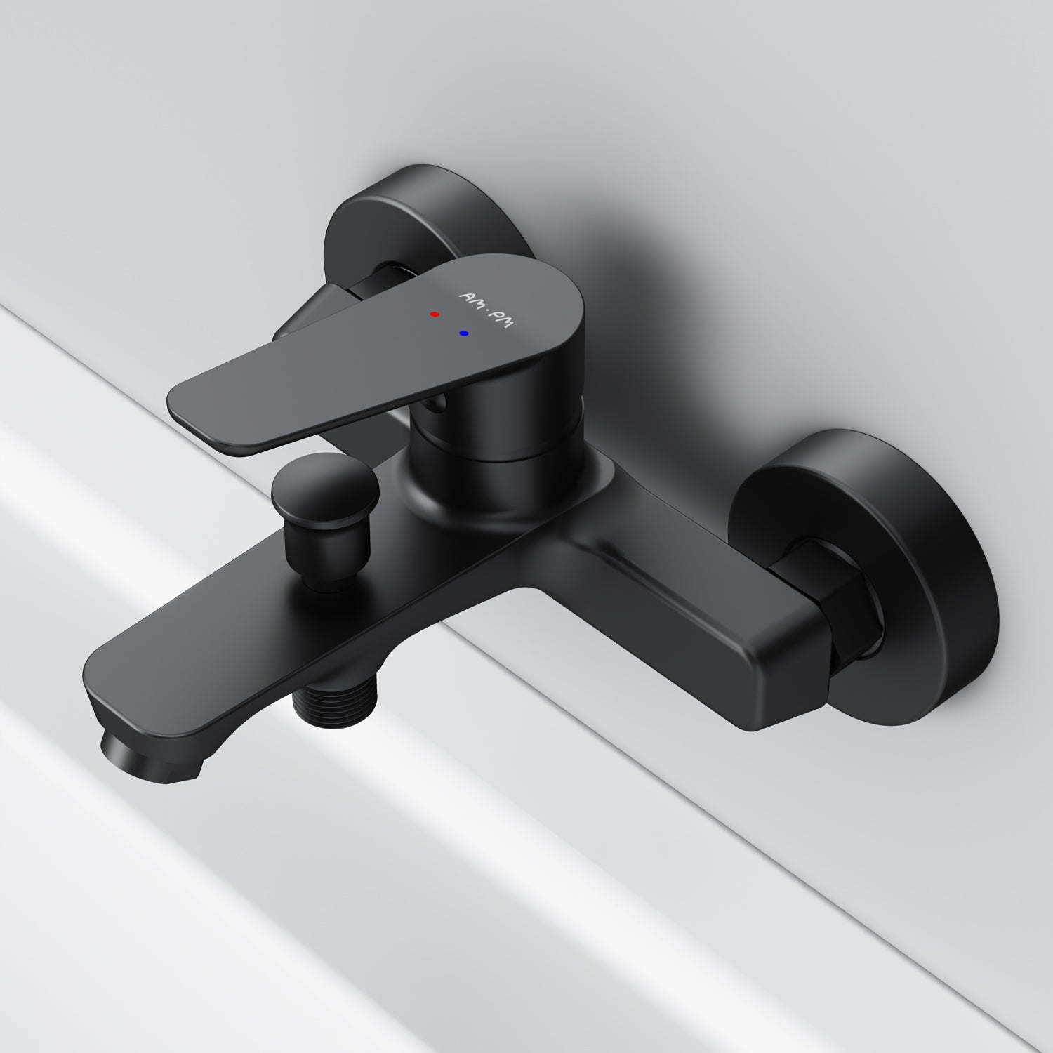 AM.PM Hit Single-lever bath and shower mixer, black