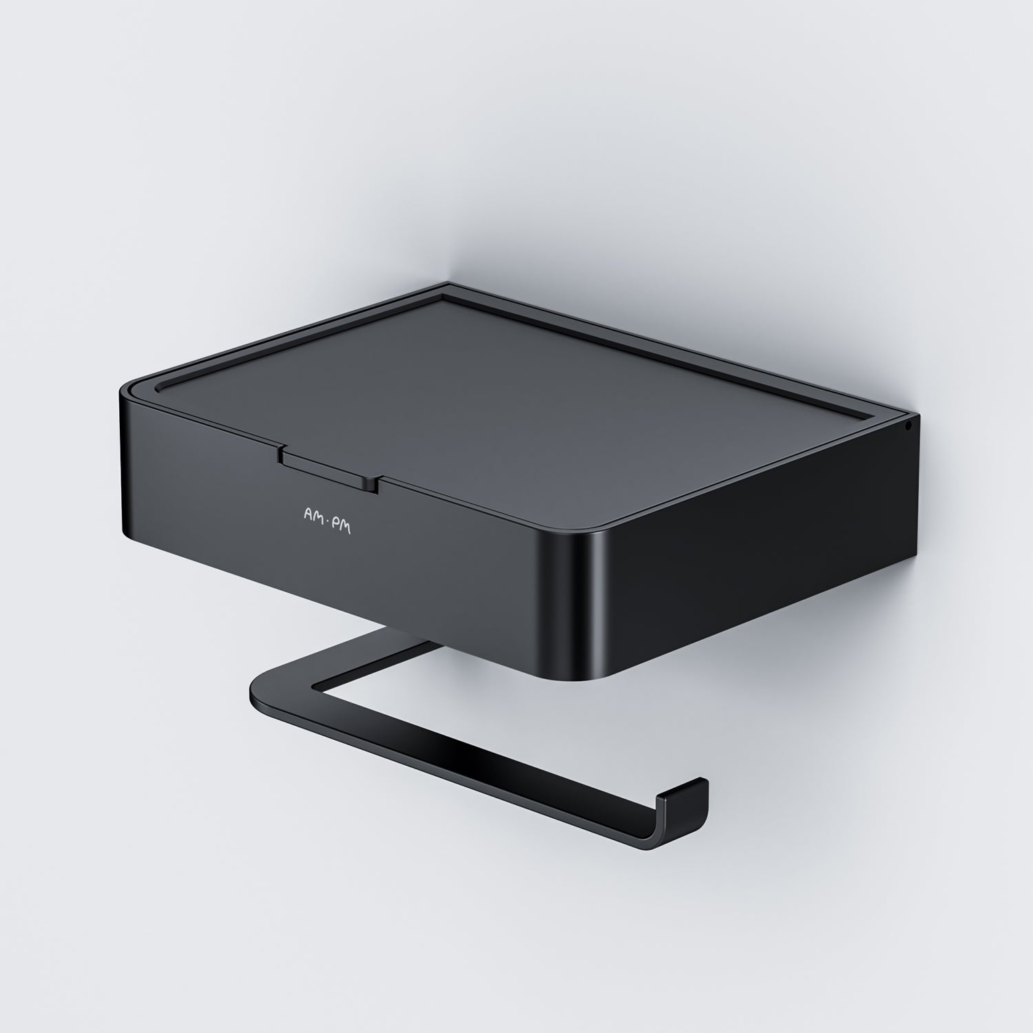 AM.PM Inspire V2.0 Toilet roll holder with box, black