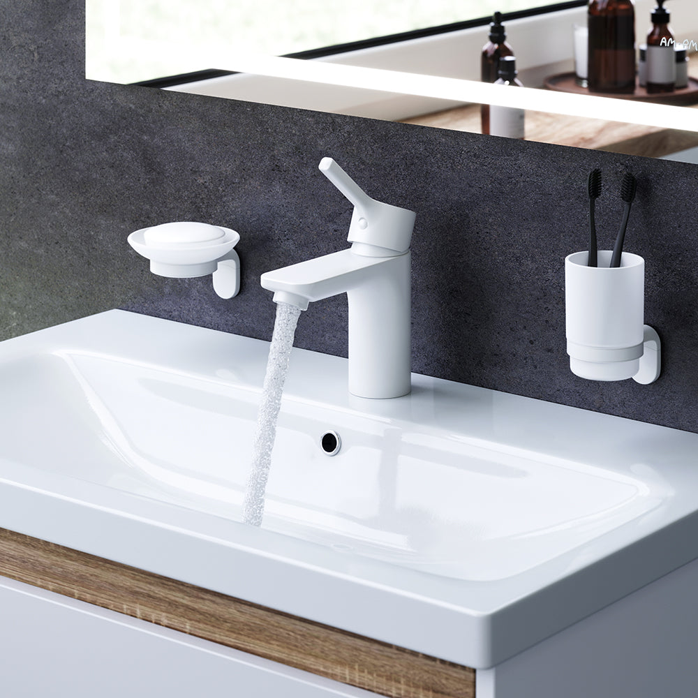 AM.PM X-Joy S Single-lever basin mixer, white