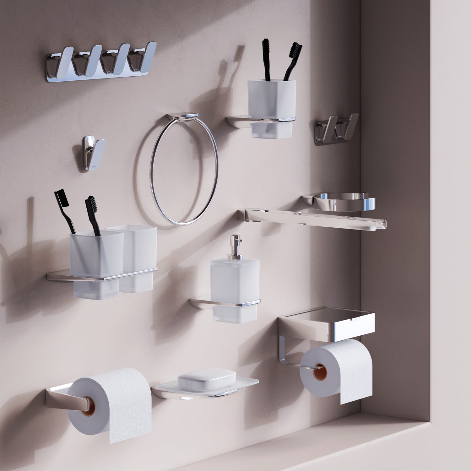 AM.PM Inspire V2.0 Double towel hook