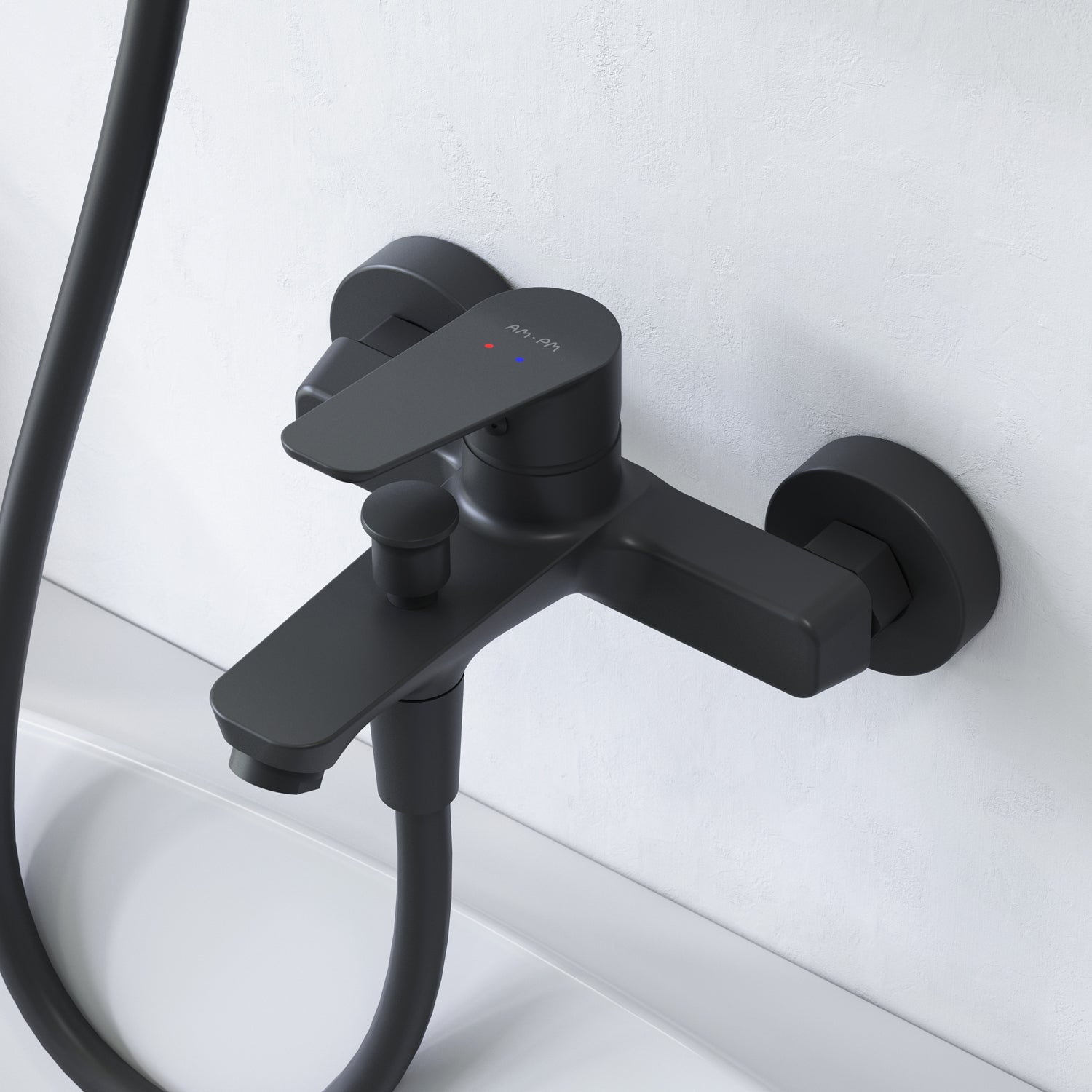 AM.PM Hit Single-lever bath and shower mixer, black