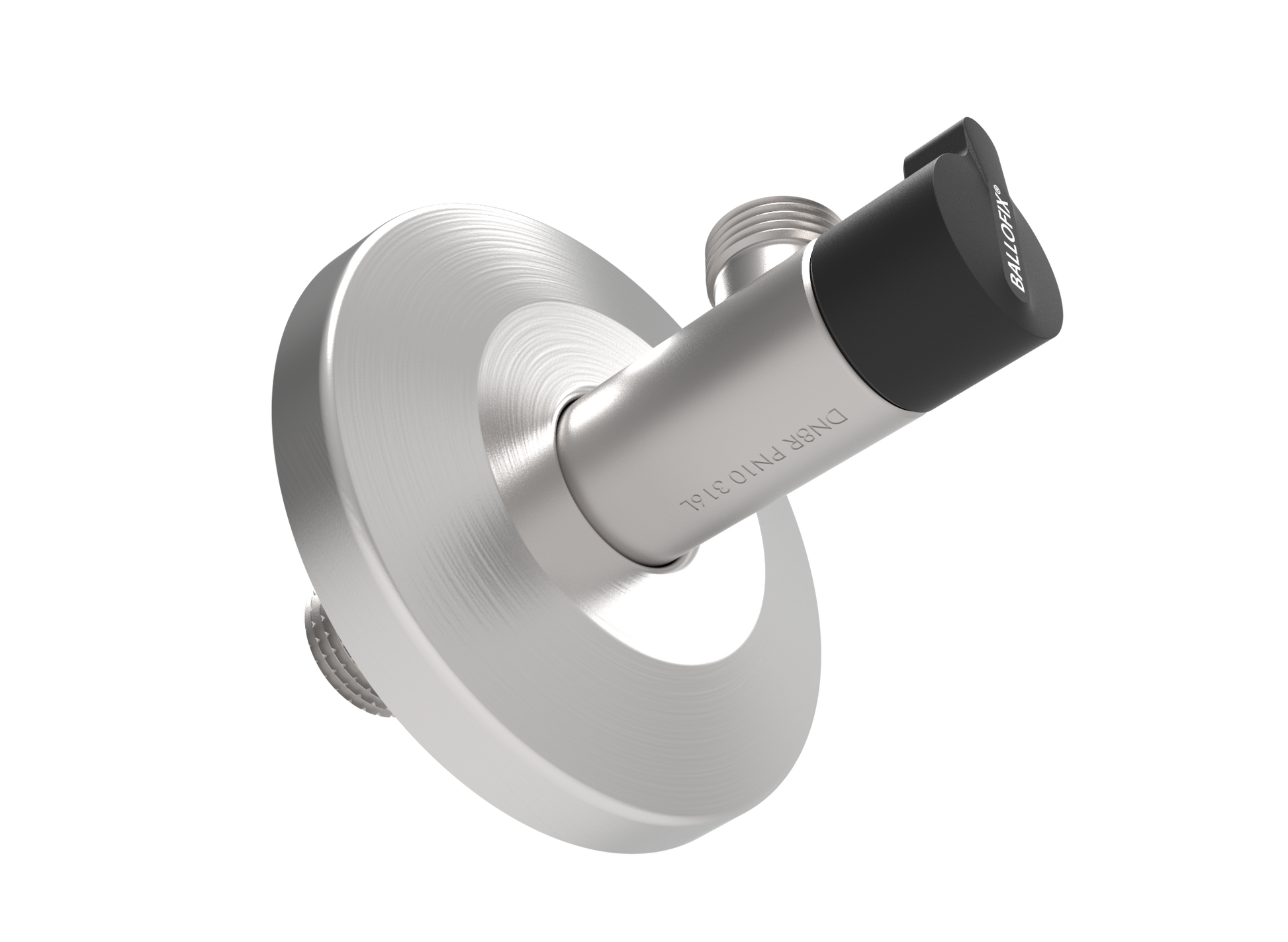 Broen ballofix vinkelventil, rustfri 3/8"x1/2"