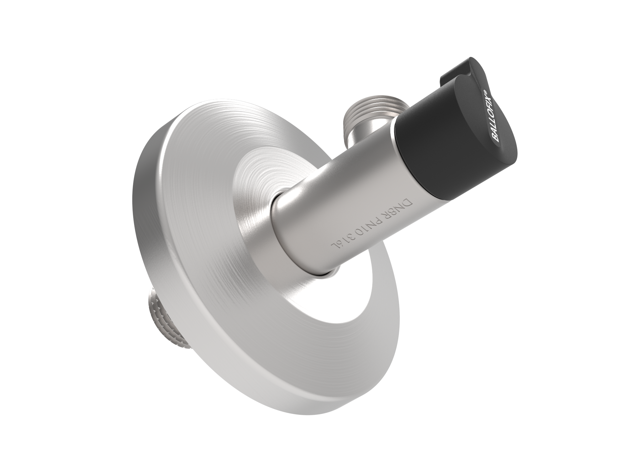 Broen ballofix vinkelventil, rustfri 3/8"x1/2"
