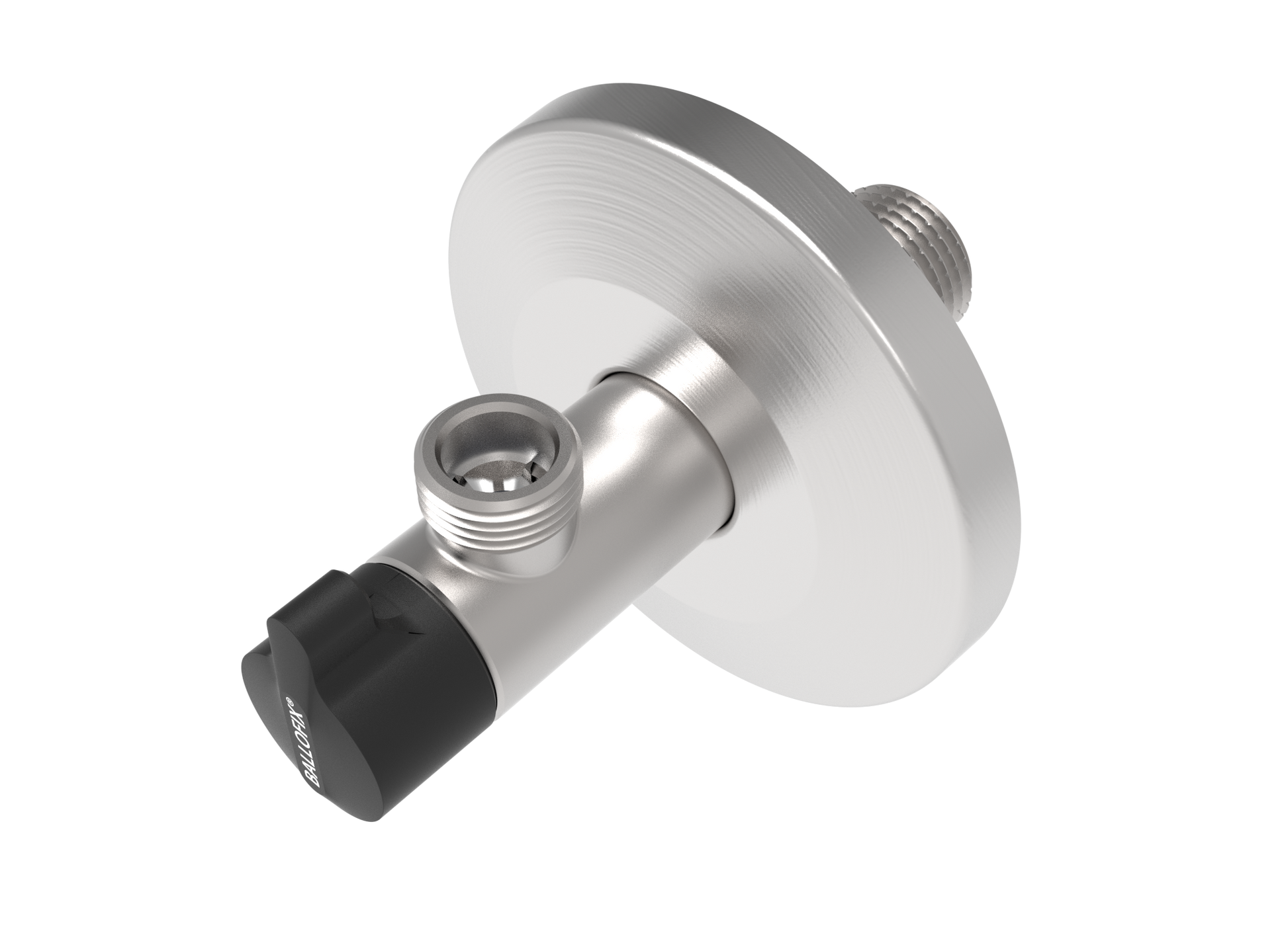 Broen ballofix vinkelventil, rustfri 3/8"x1/2"