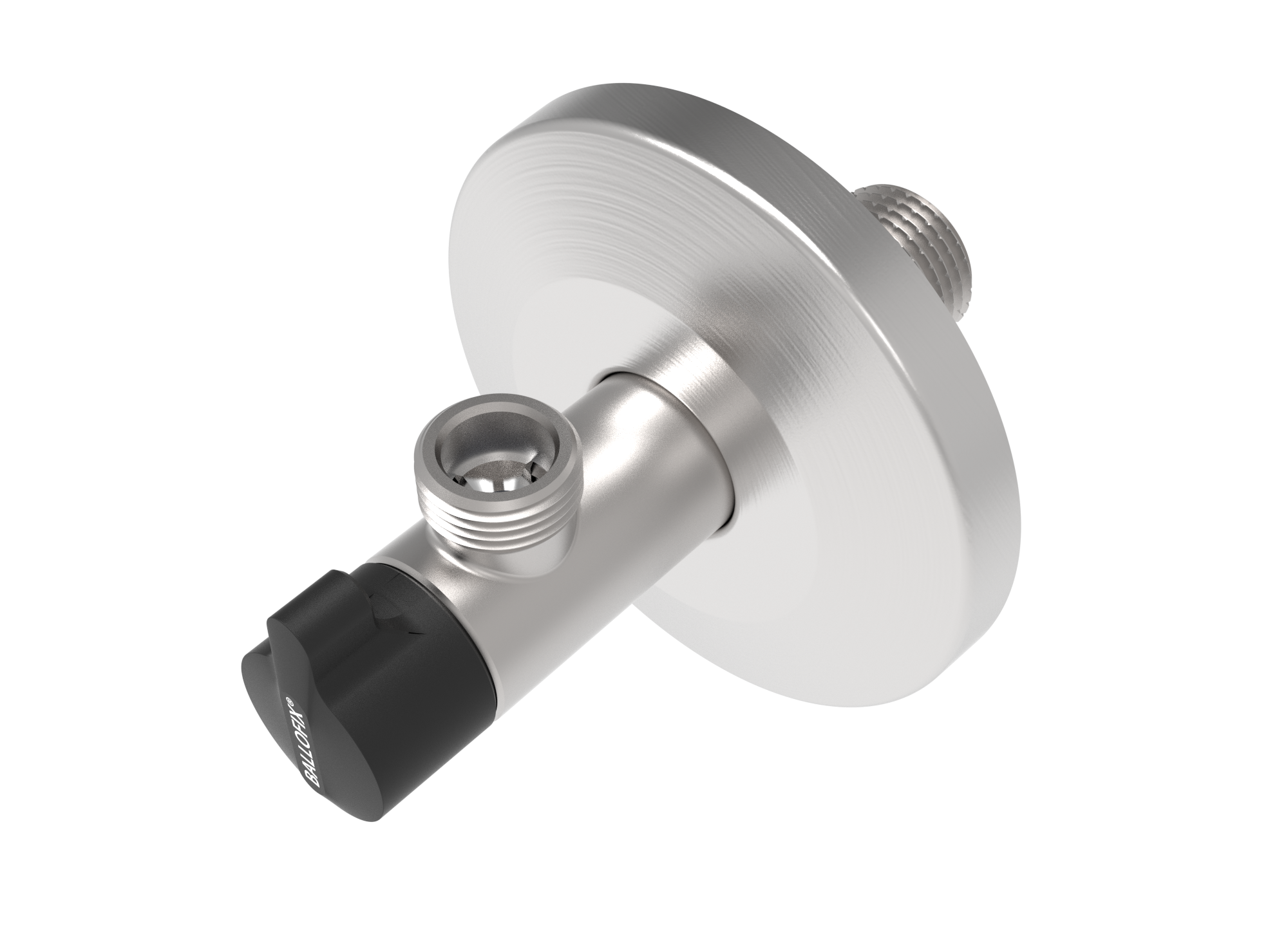 Broen ballofix vinkelventil, rustfri 3/8"x1/2"