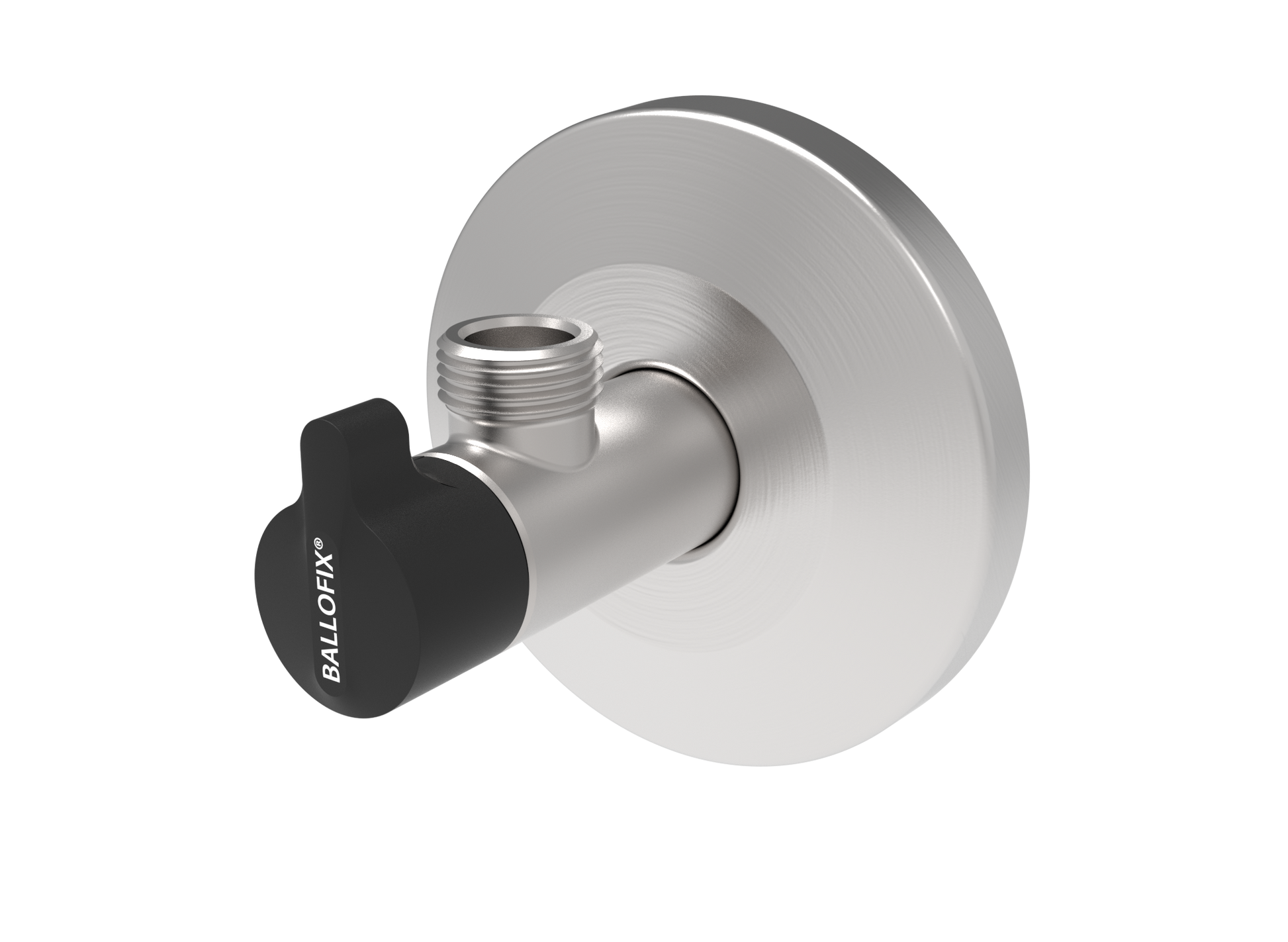 Broen ballofix vinkelventil, rustfri 3/8"x1/2"