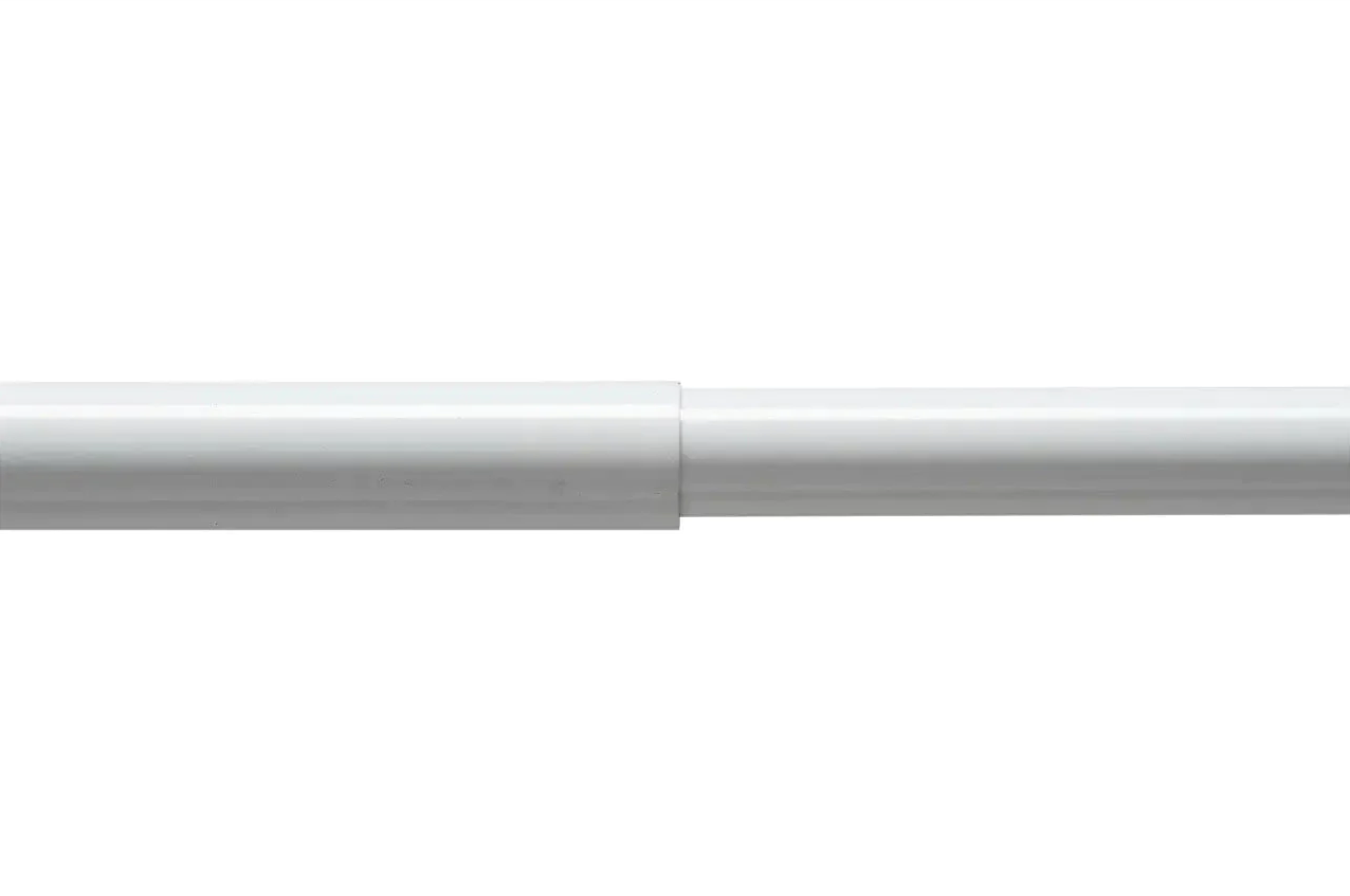 Hefe badeforhængsstang, 110-183 cm, hvid