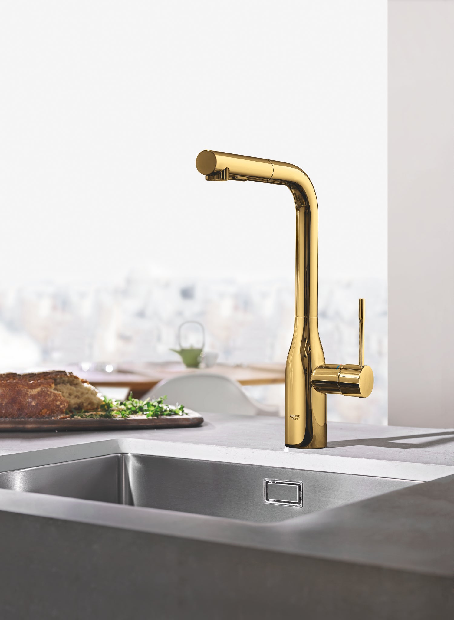 GROHE EssenceEtgrebskøkkenbatteri, cool sunrise