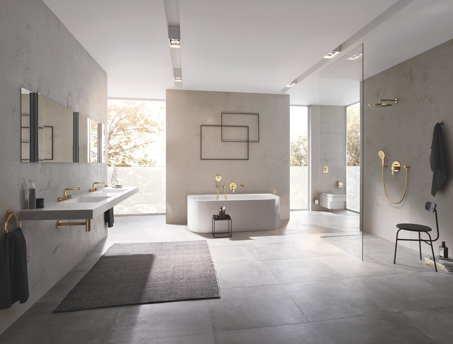 Grohe Essentials Håndklædekrog, poleret cool sunrise