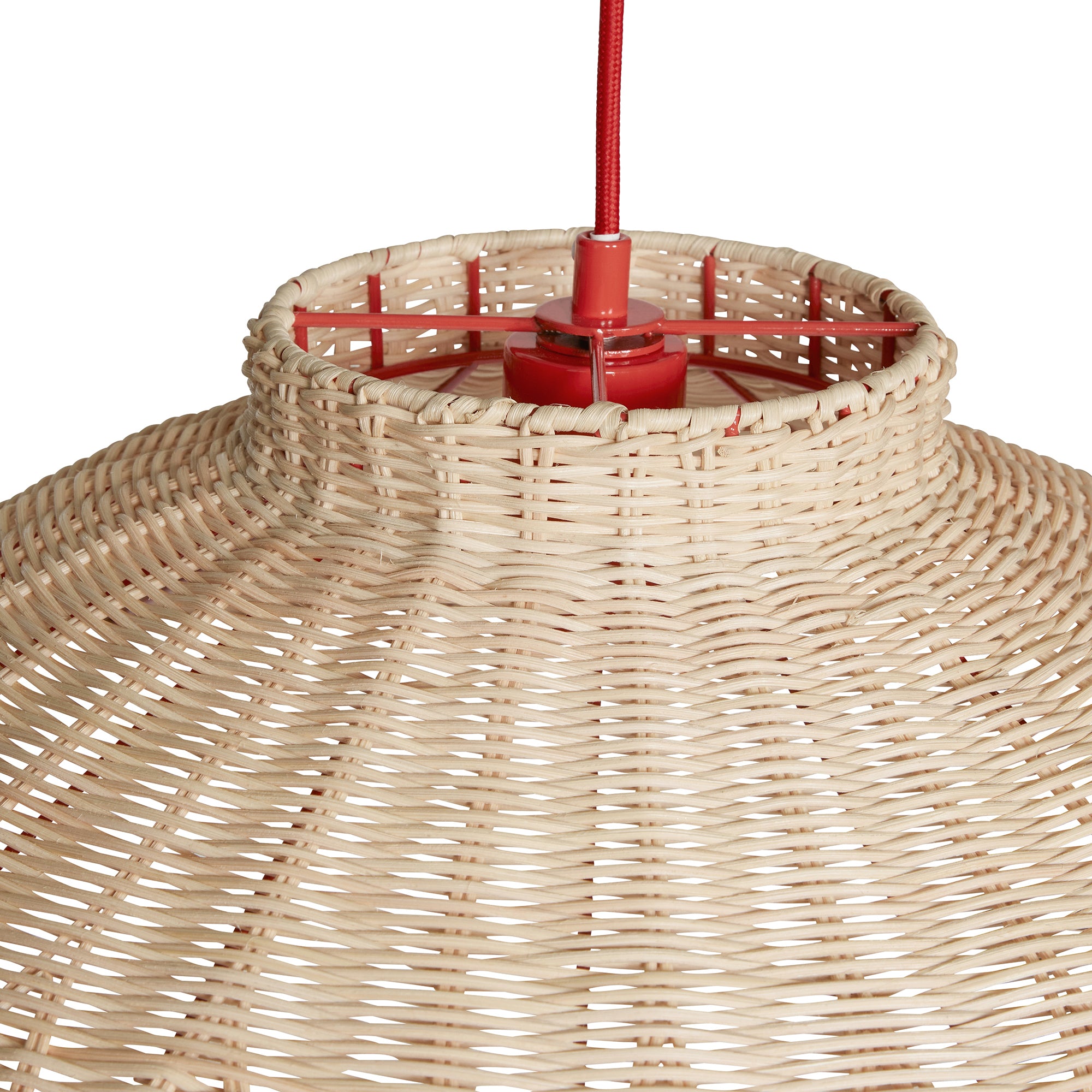 Hübsch chand loftlampe trapez natur