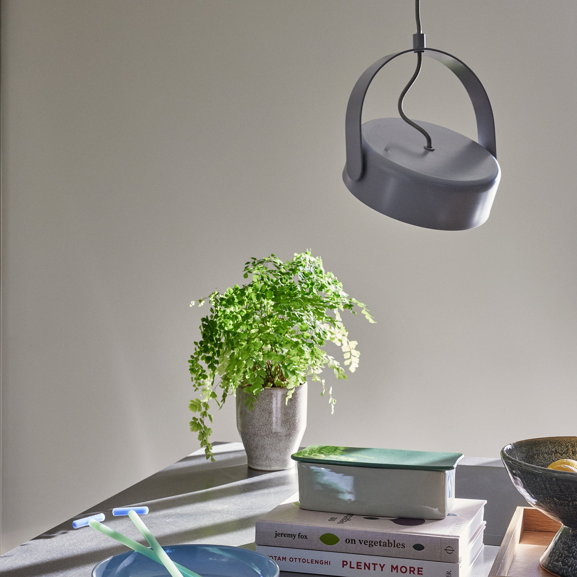 Hübsch stage loftlampe grå