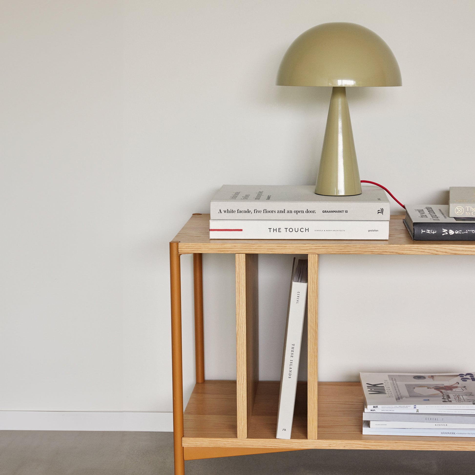Hübsch mush bordlampe mini sand