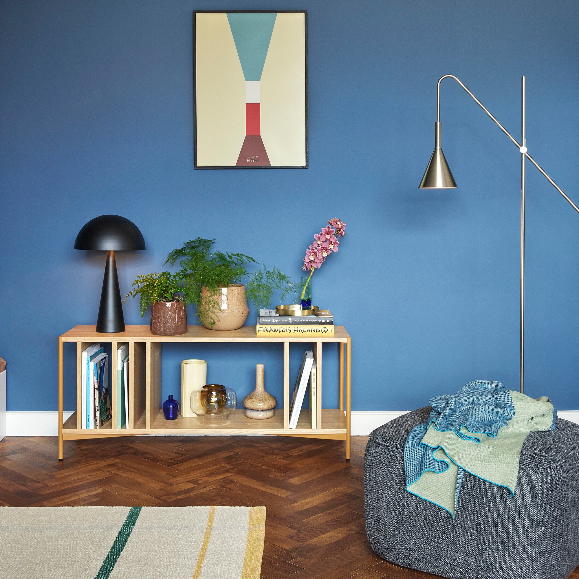 Hübsch mush bordlampe høj sort