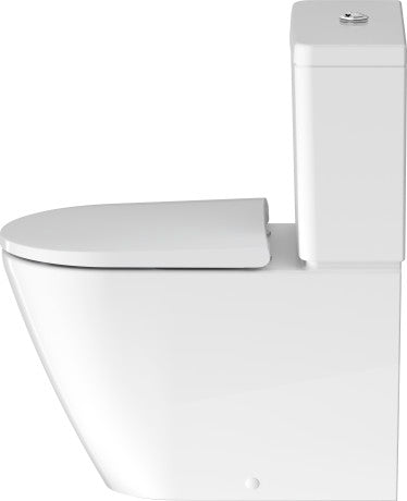 Duravit D-Neo gulvstående toilet, 650 mm, Rimless, HygineGlaze