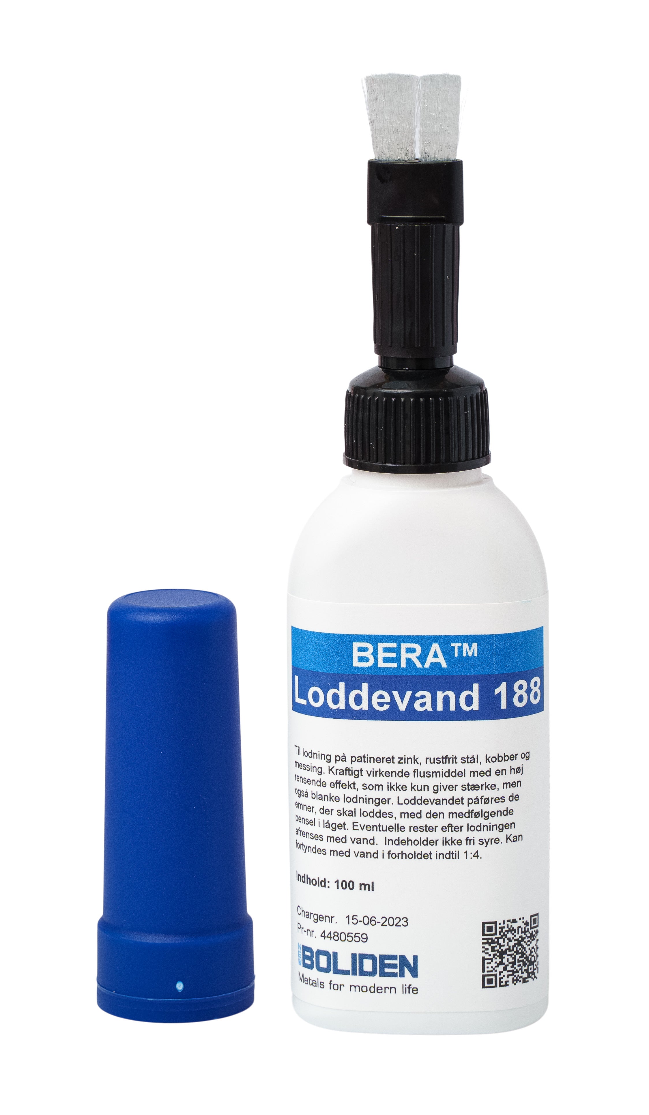 BERA™ loddevand 188 i 100 ml. special penselflaske