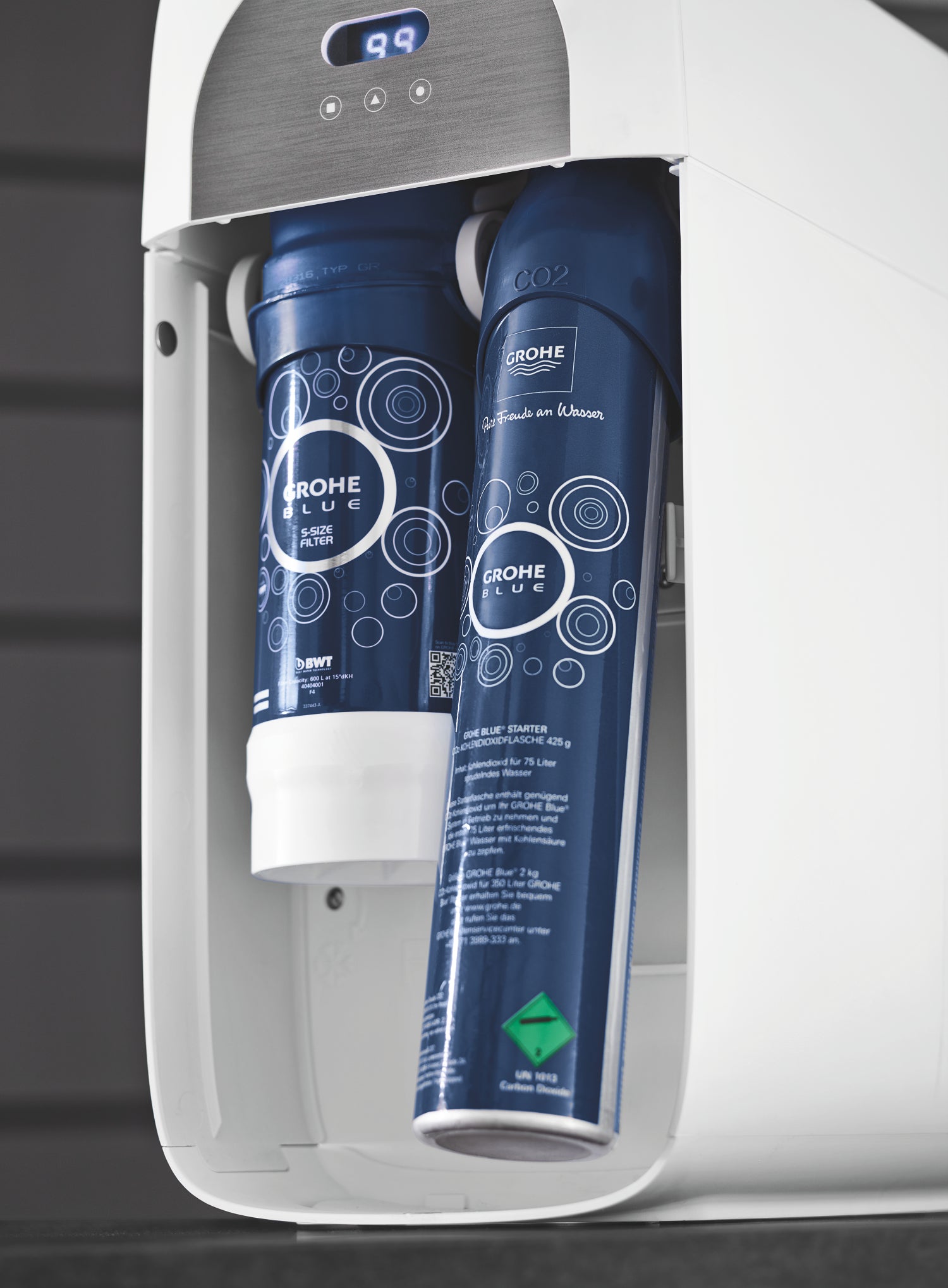 Grohe filter med 600L kapacitet t/Grohe Red og Blue armaturer