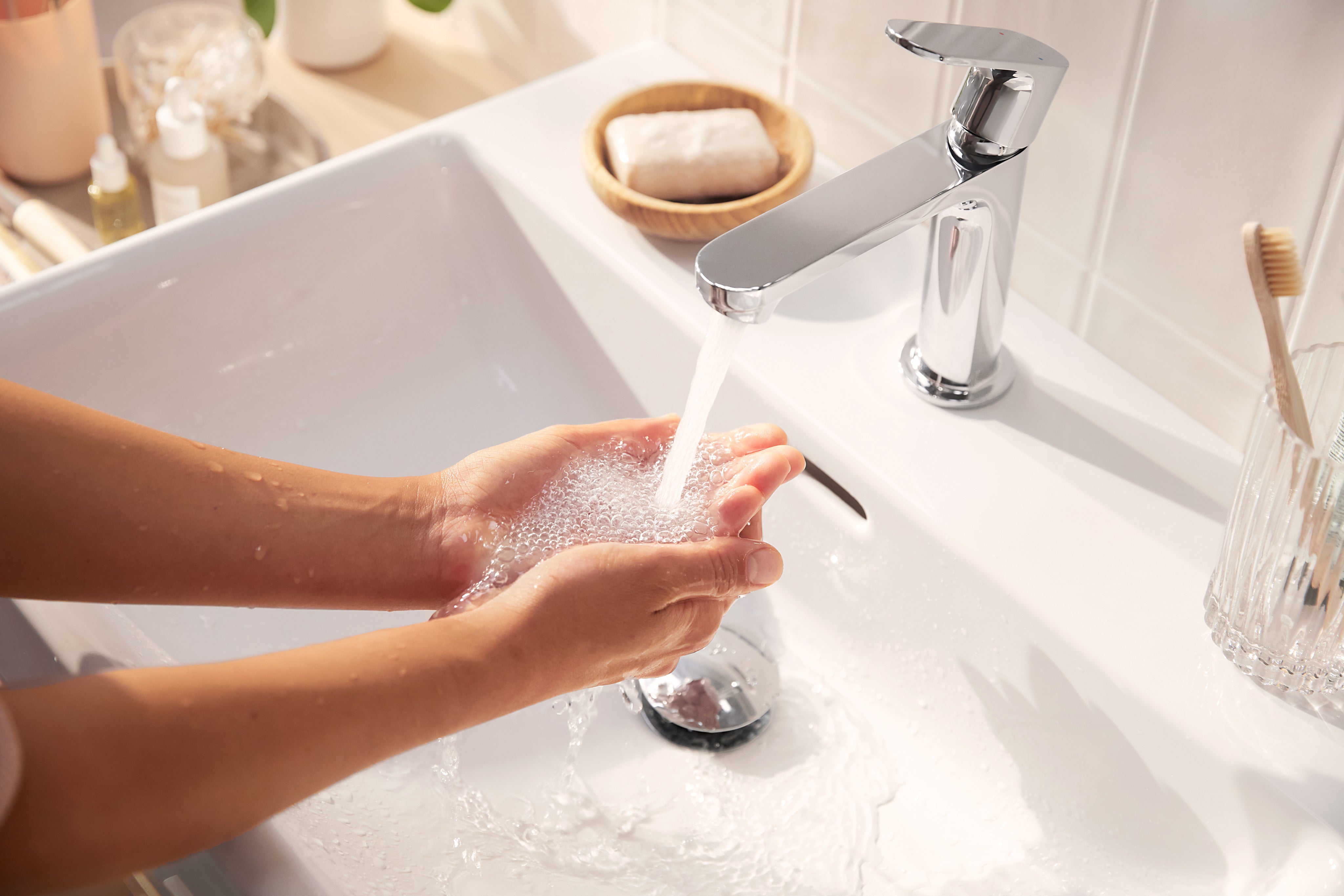 Hansgrohe push-open BV, krom
