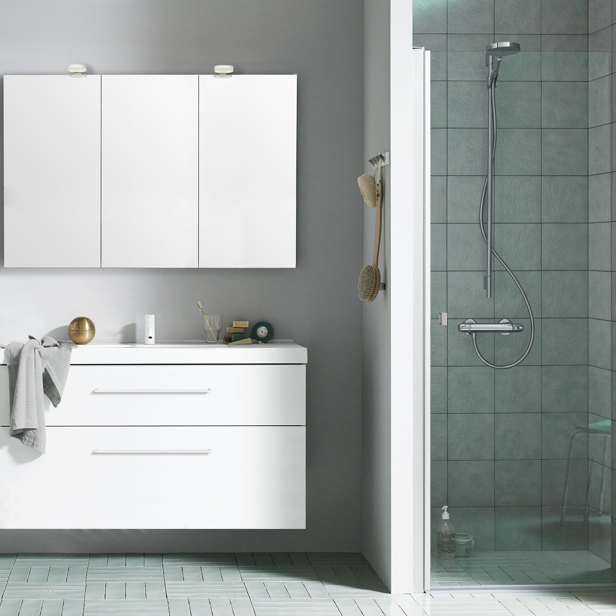 Dansani Match Brusedør 200*67-69 cm, klart glas