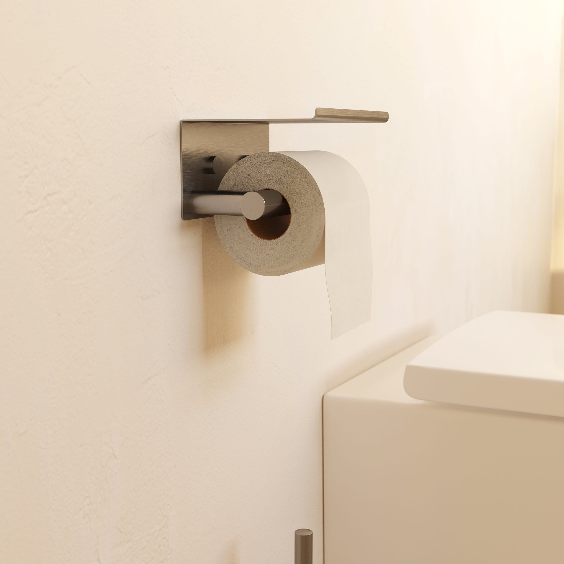 Cosmic Architect S+ toiletpapirholder rustfrit stål