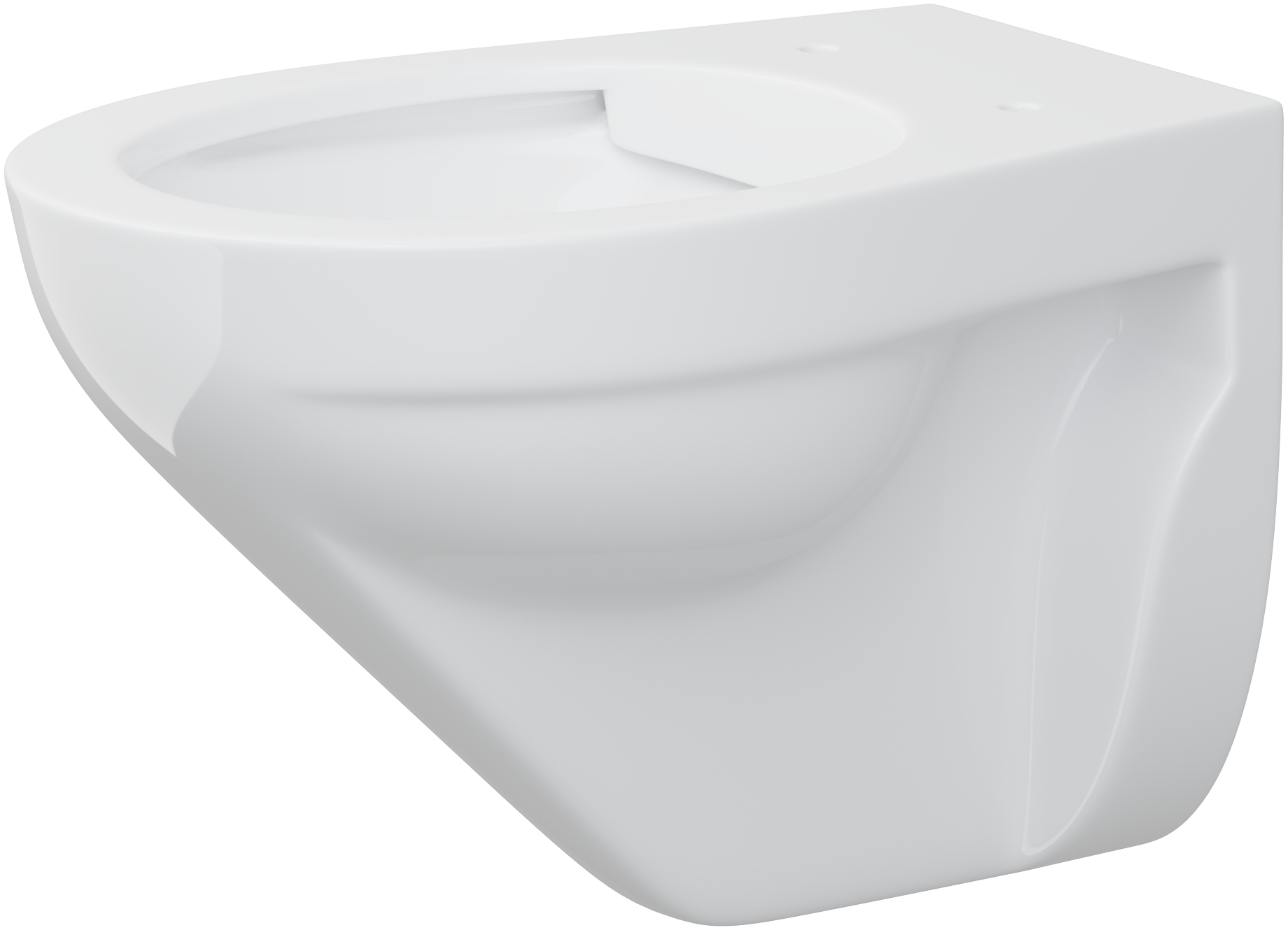 Pressalit Væghængt toilet uden skyllekant, 540 mm