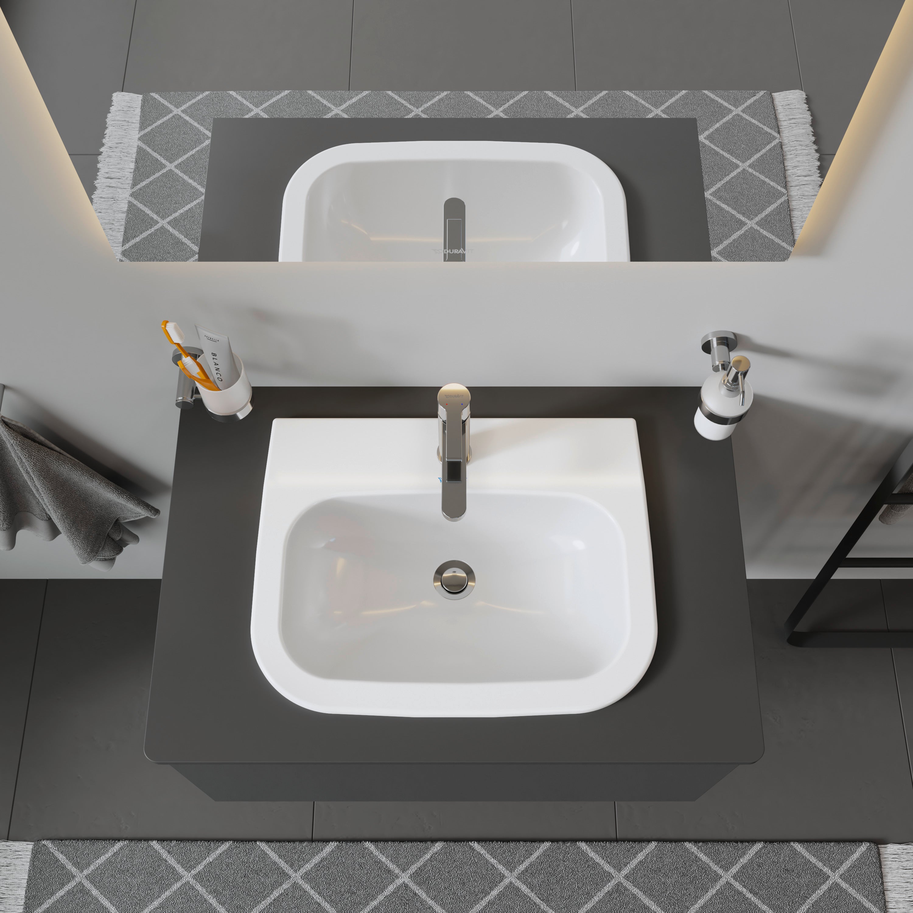 Duravit D-code vask til nedfældning