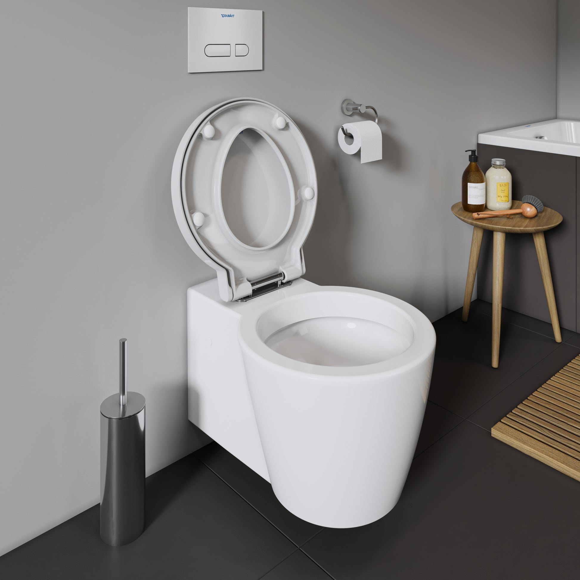 Duravit Starck 1 toiletsæde med softclose