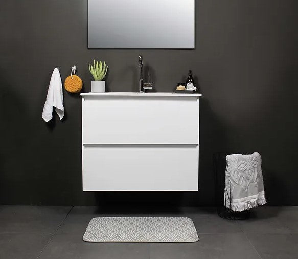Sanibell Basicline kompakt møbelsæt 61x39,5cm hvid højglans