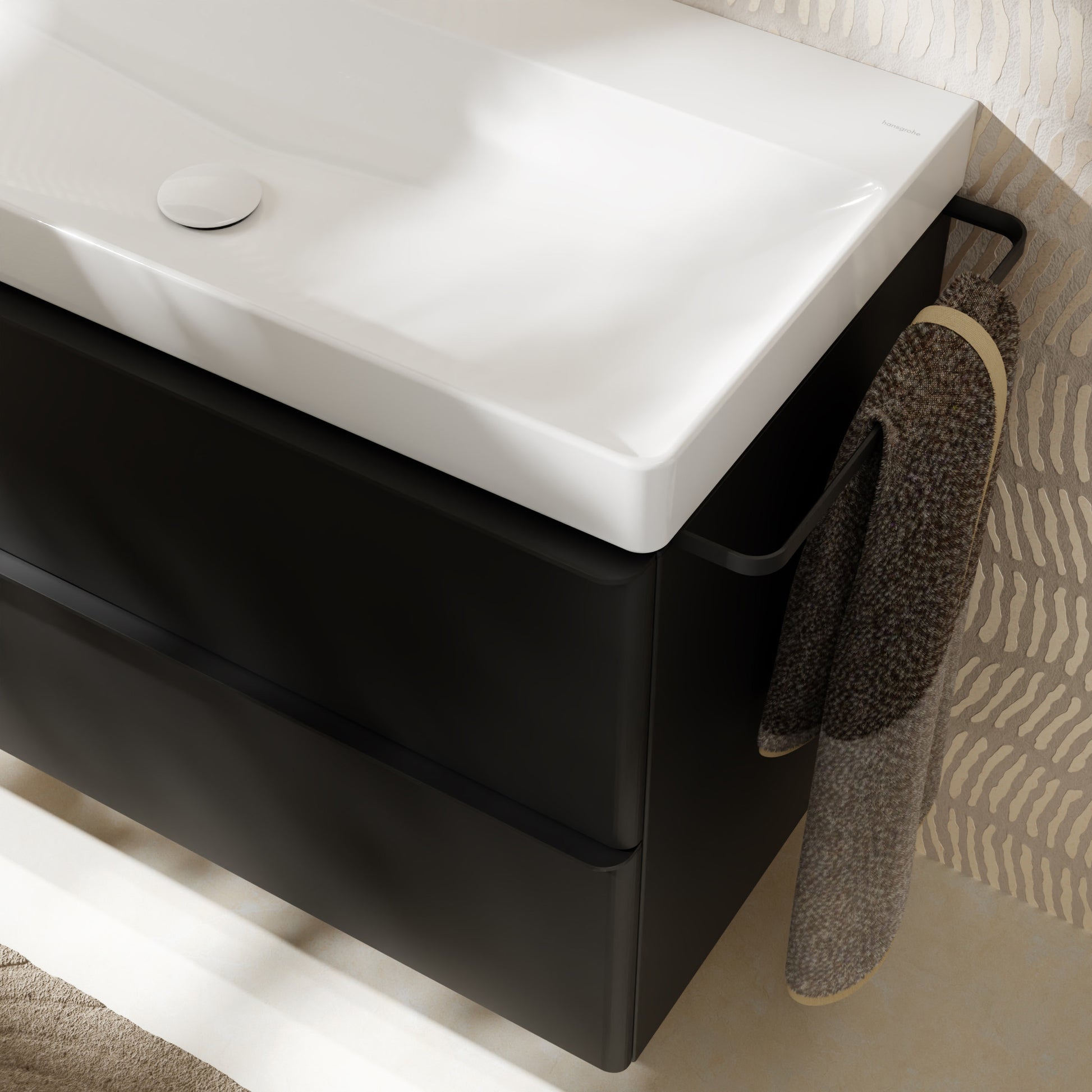 HANSGROHE Xelu Q vaskeskab mat diamantgrå 780X475mm m/ 2 skuffer