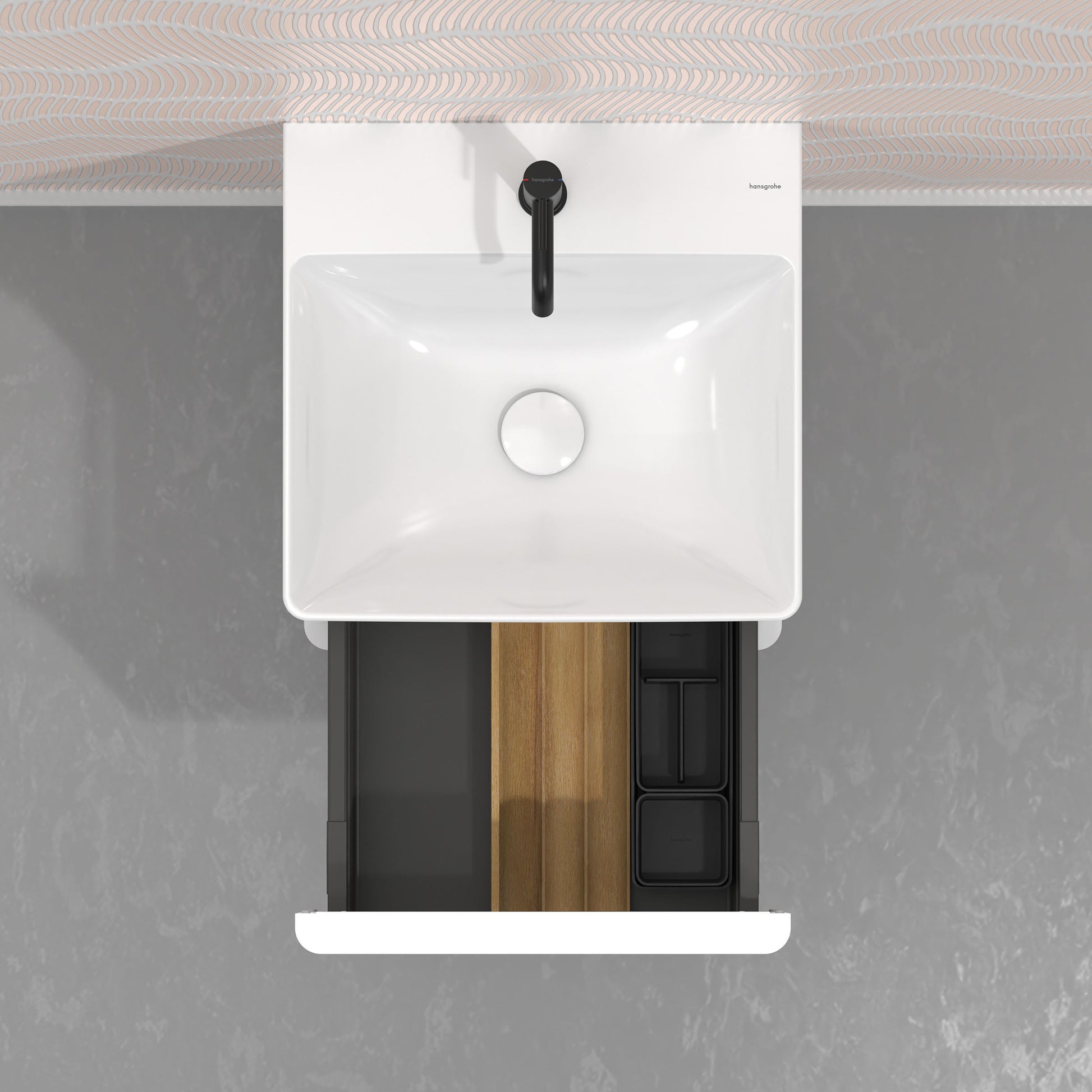 HANSGROHE IntraStoris Interiørsæt til møbler 115x,340mm t/vaske/