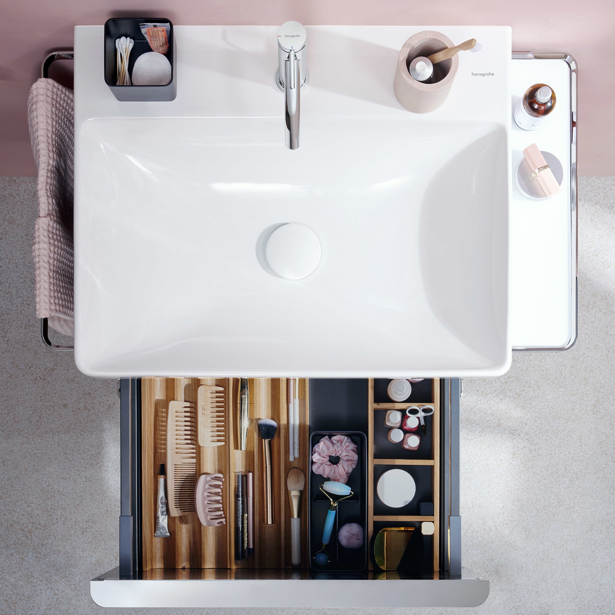 HANSGROHE IntraStoris Interiørsæt til møbler 340mm t/vaskeskab m
