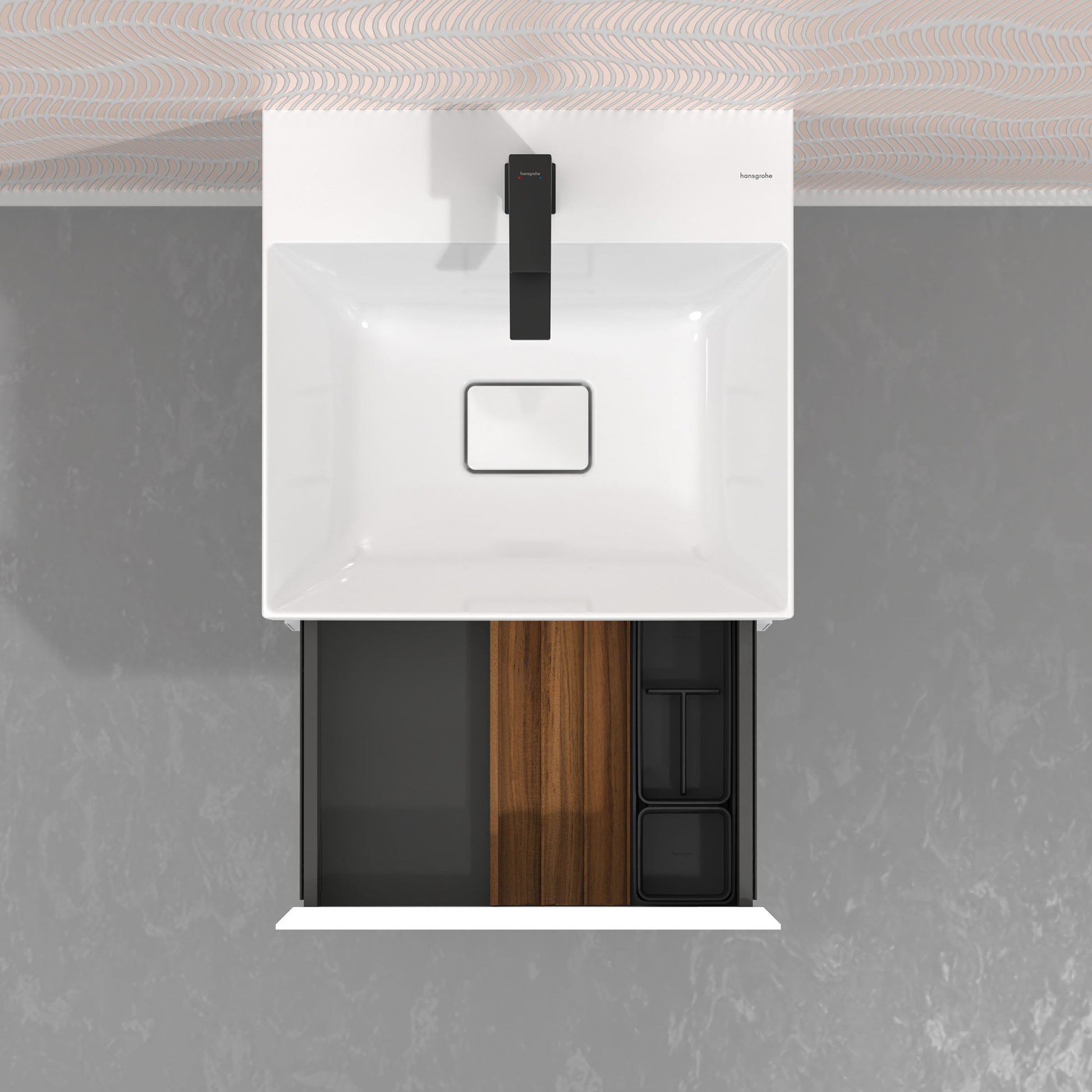 HANSGROHE IntraStoris Interiørsæt til møbler 90x220mm t/vaske/hø