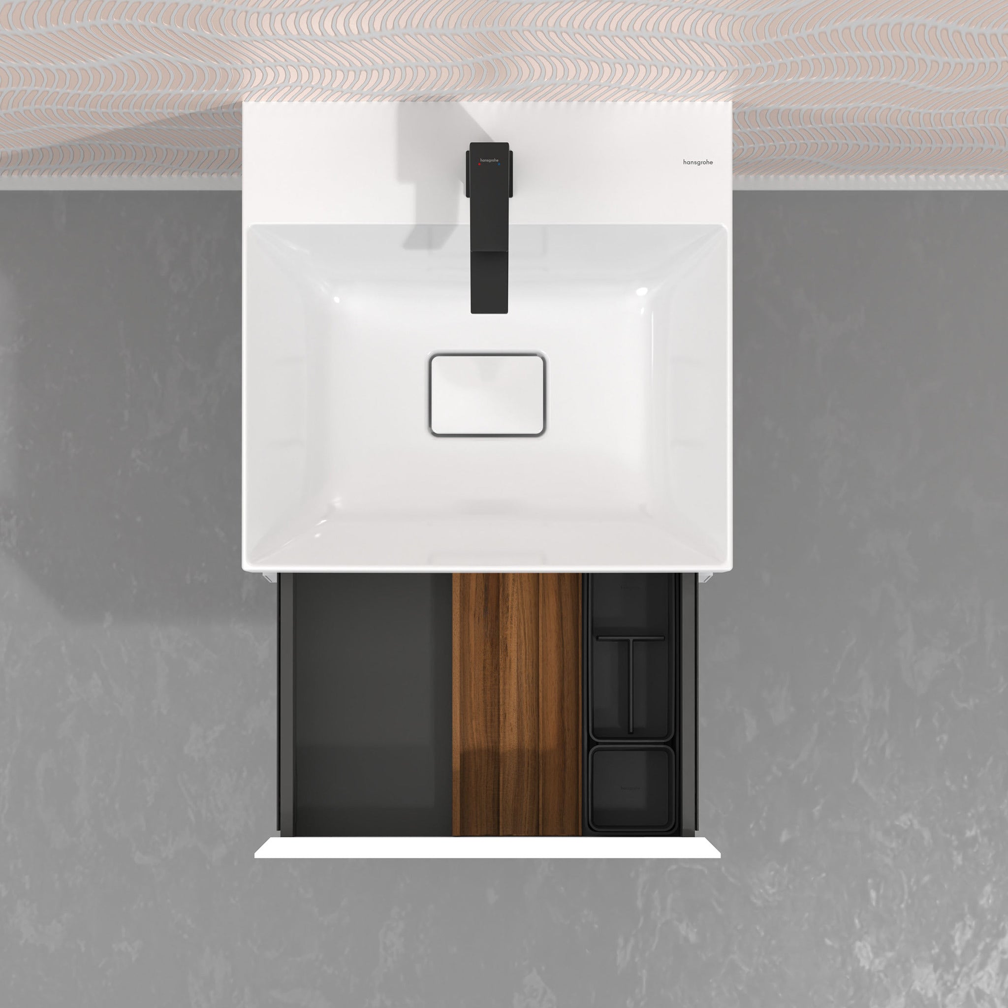 HANSGROHE IntraStoris Interiørsæt til møbler 90x220mm t/vaske/hø