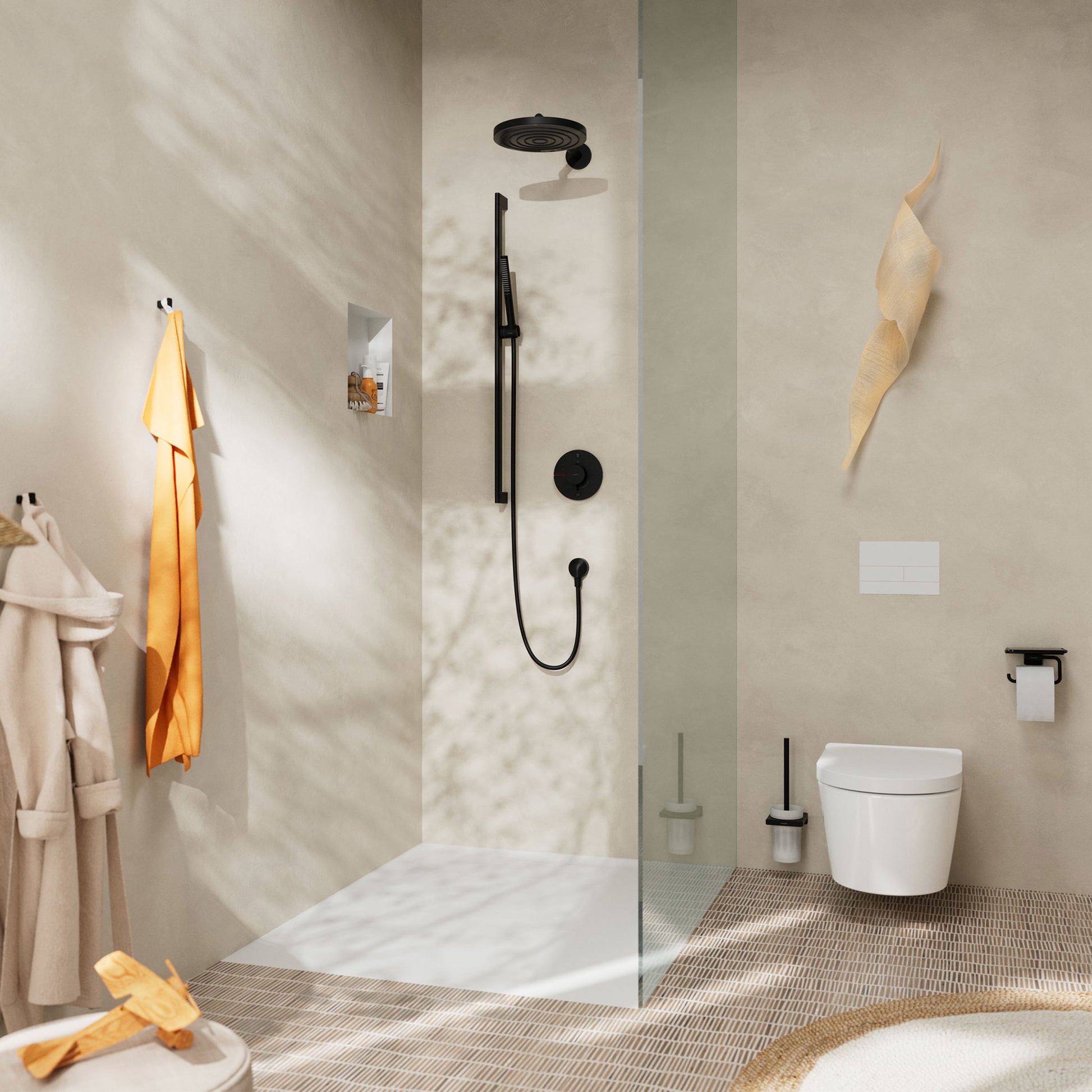 Hansgrohe Pulsify S håndbruser 100 1jet EcoSmart+, mat sort