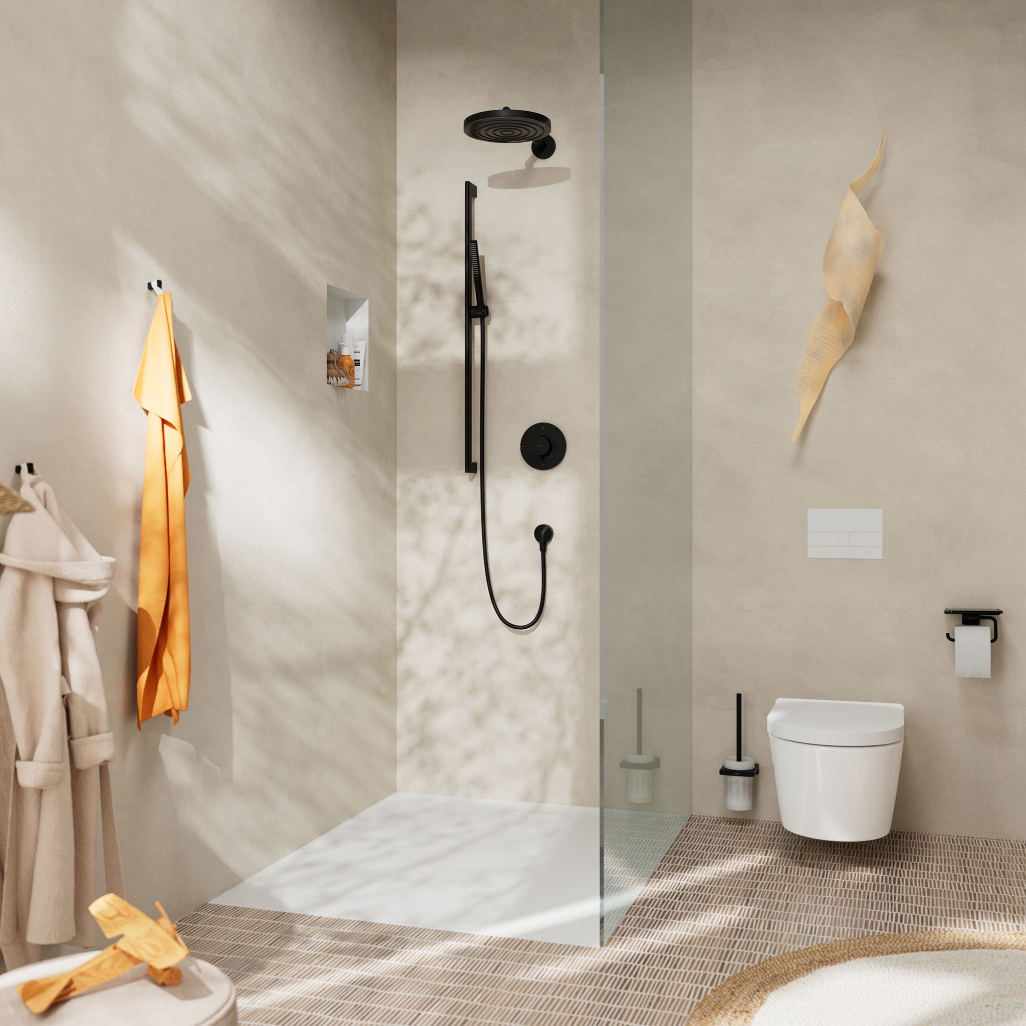 Hansgrohe Pulsify S håndbruser 100 1jet EcoSmart+, mat sort
