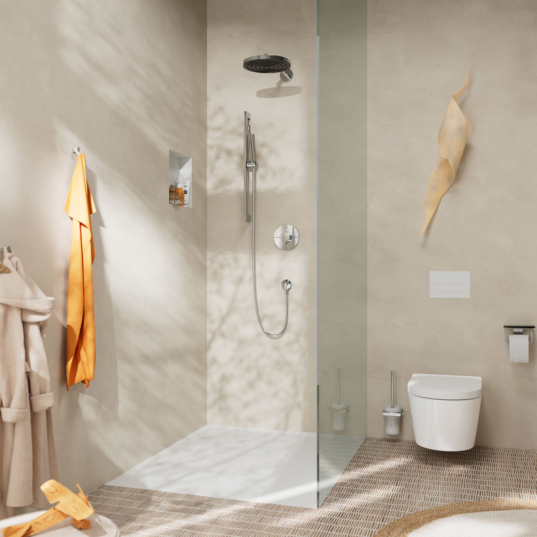 HANSGROHE Pulsify S håndbruser ø24x228mm 1stråletp EcoSmart+ met