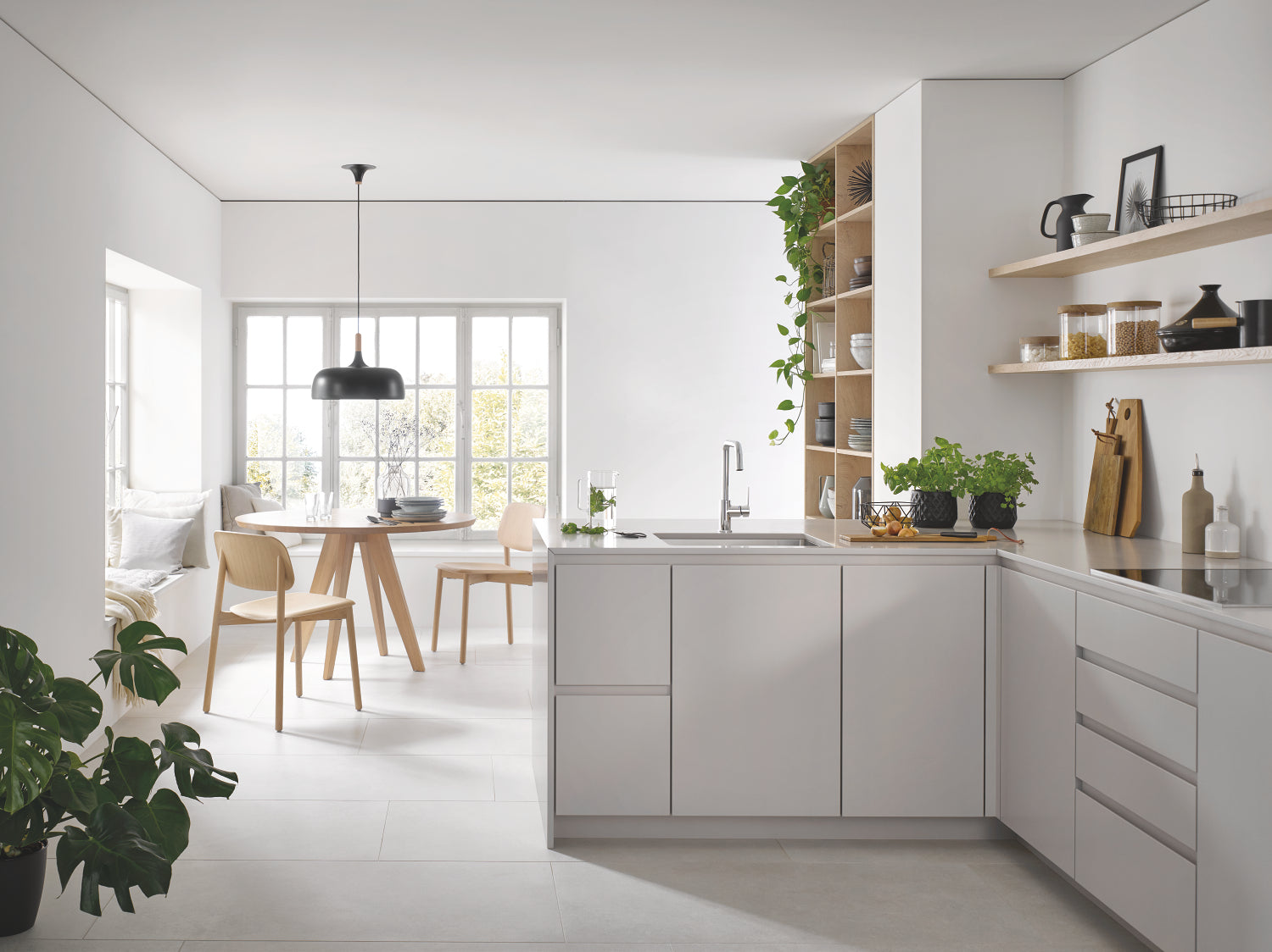 GROHE Minta køkkenarmatur børstet, supersteel