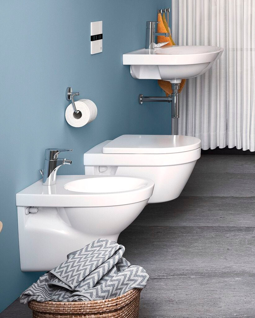 Gustavsberg Hygienic Flush skål m.åben skyllerand inkl. sæde