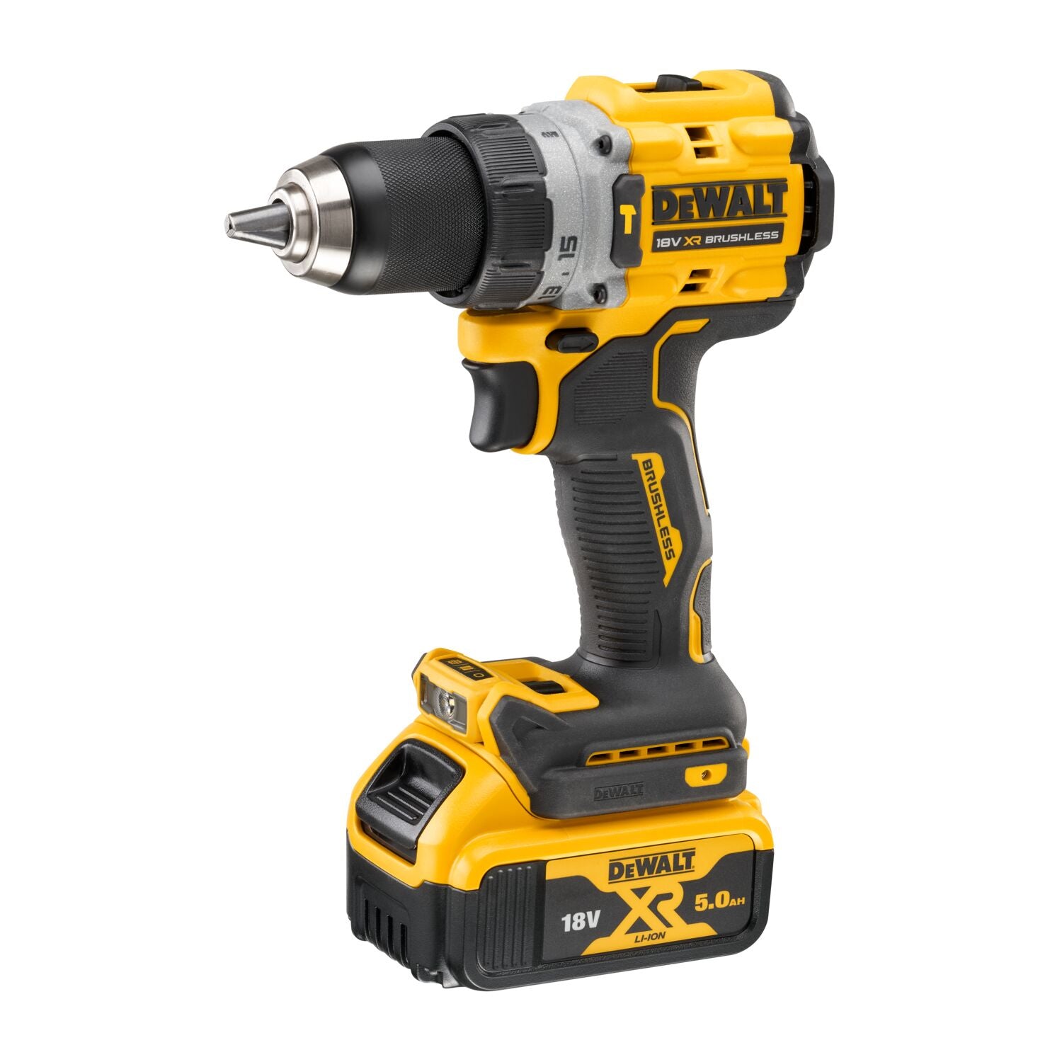 DEWALT 18V XR slagboremaskine DCD805P2T, 2 x 18V/5,0 Ah