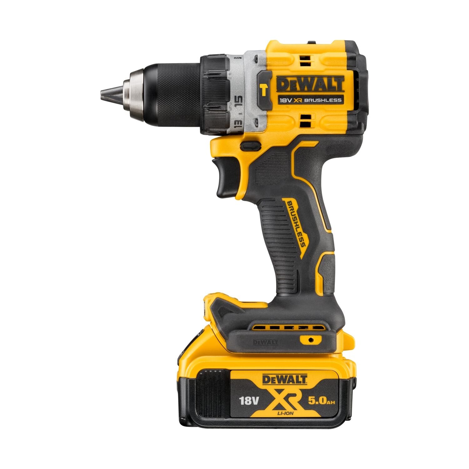DEWALT 18V XR slagboremaskine DCD805P2T, 2 x 18V/5,0 Ah