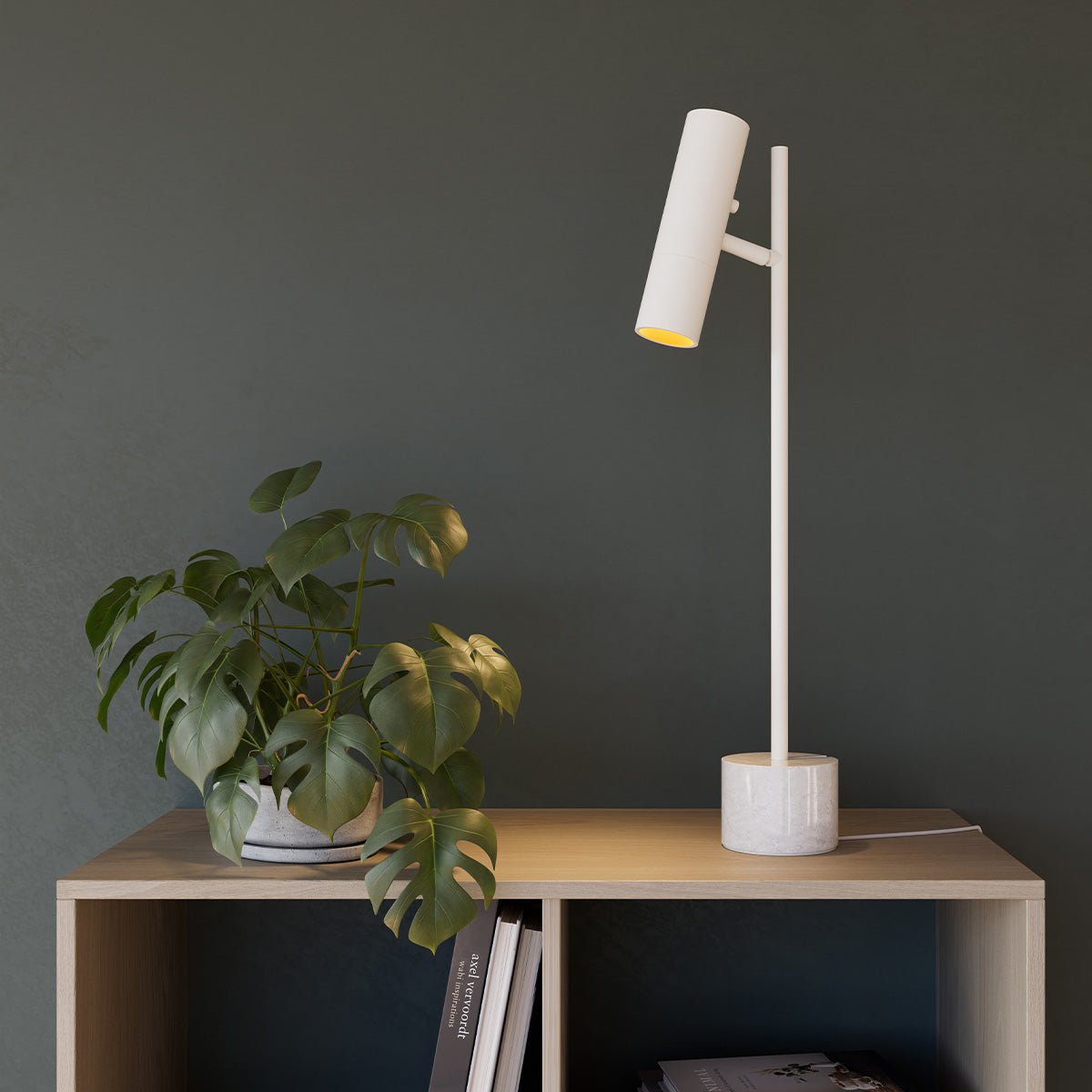 EXPO Bordlampe hvid