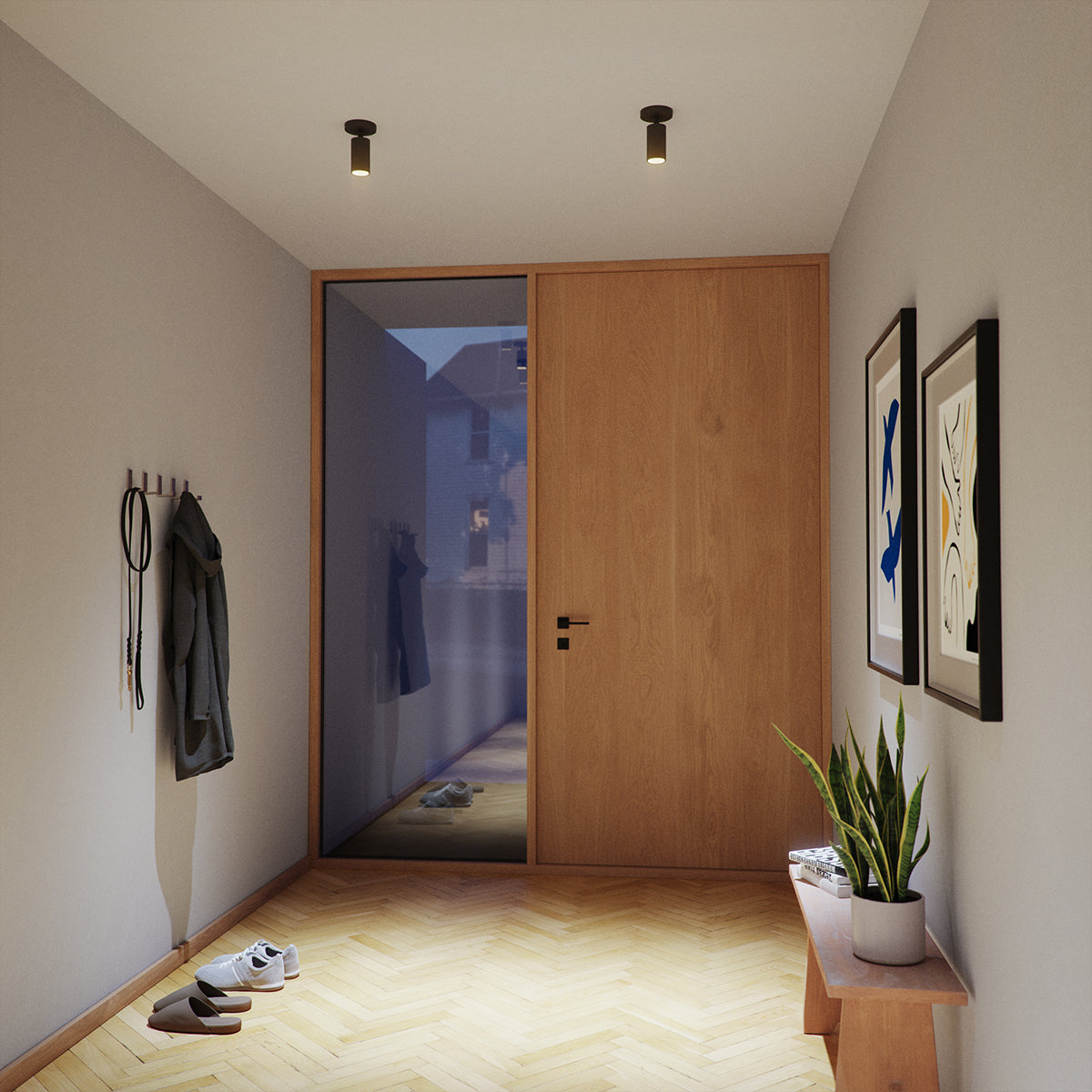 EXPO Loftlampe sort
