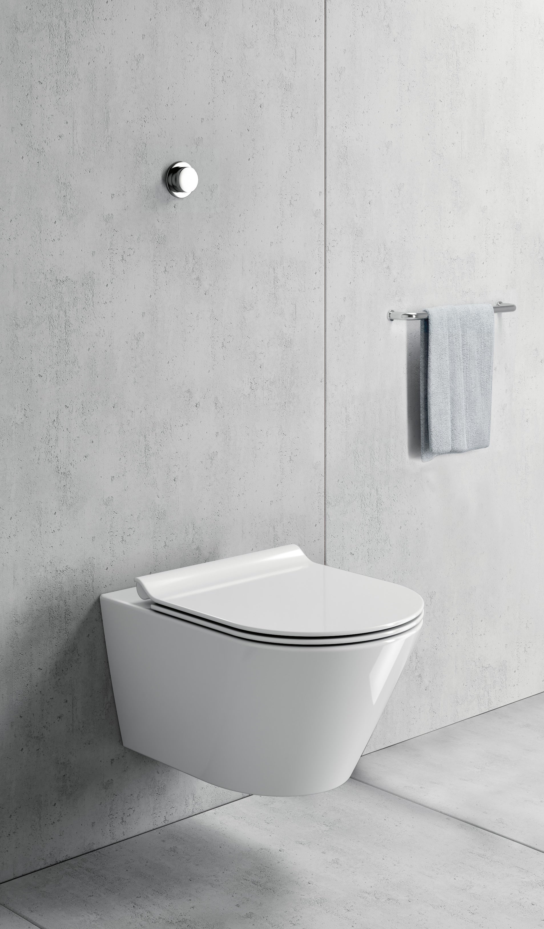 GSI KUBE X VÆGTOILET 50X36 CM