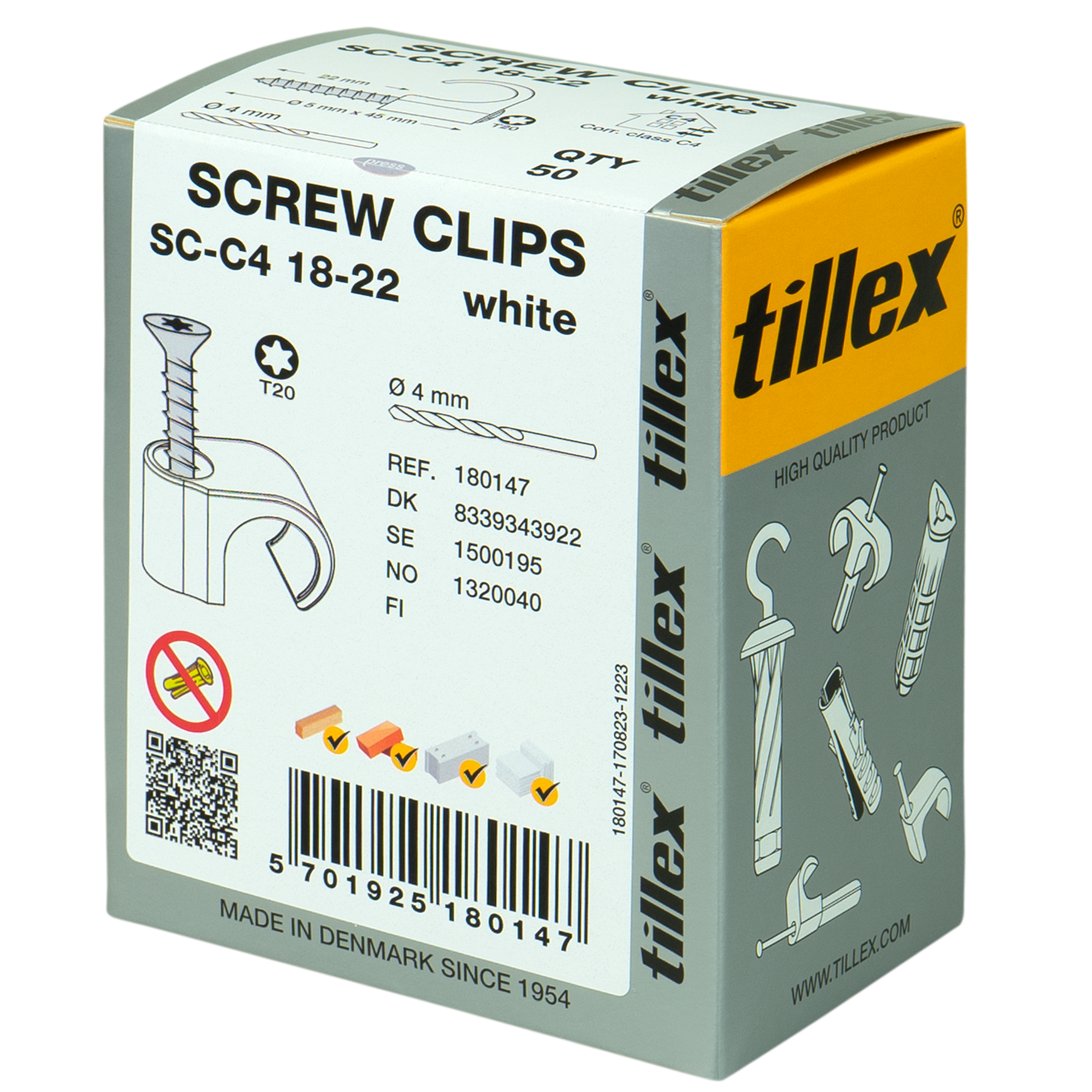 CLIPS MED TX20 SKSC-C4 18-22MM HVID