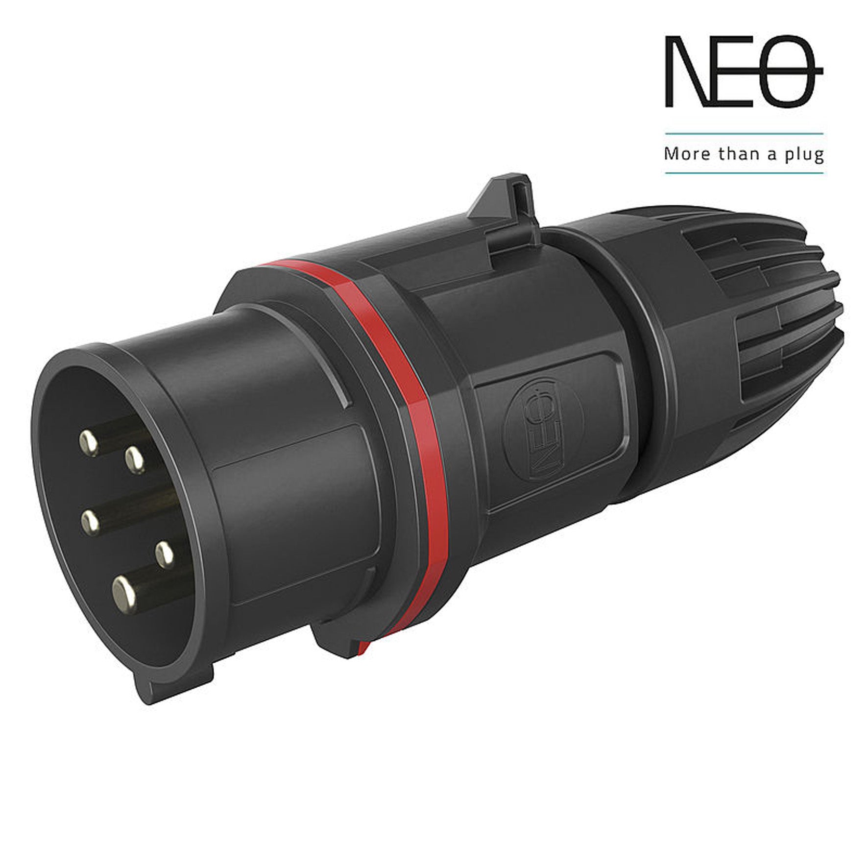 CEE Stikprop Neo 16A 5P 400V rød, 6H med fjederklemme, IP54