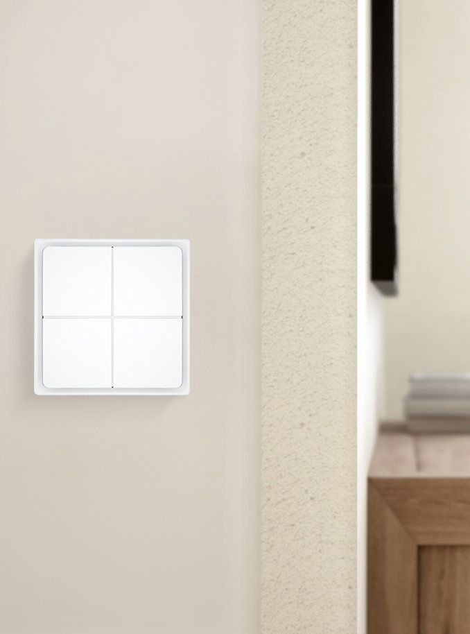 Lightbee ZigBee kontakt til FUGA - Udskiftelig tangenter
