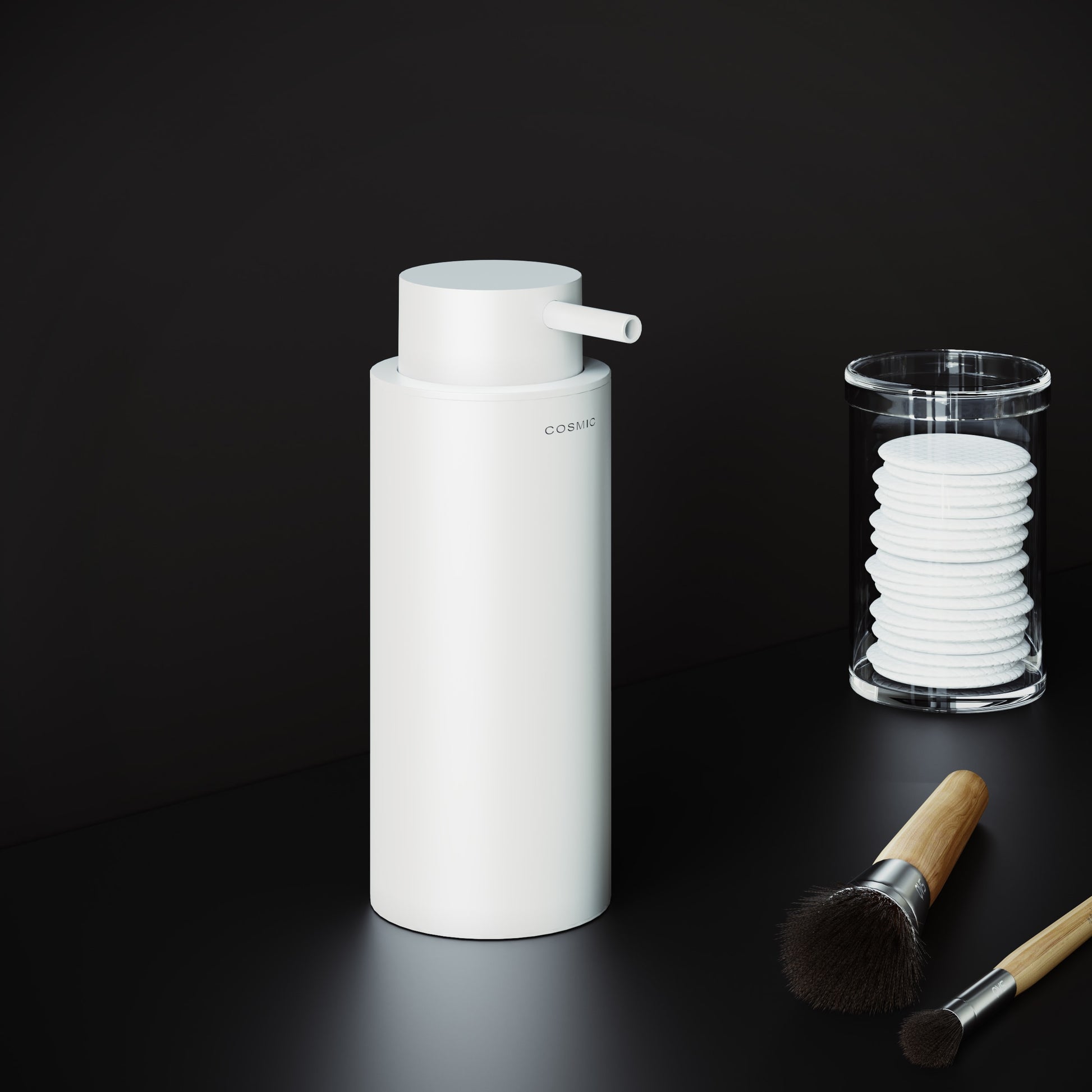 cosmic free standing soap dispenser
