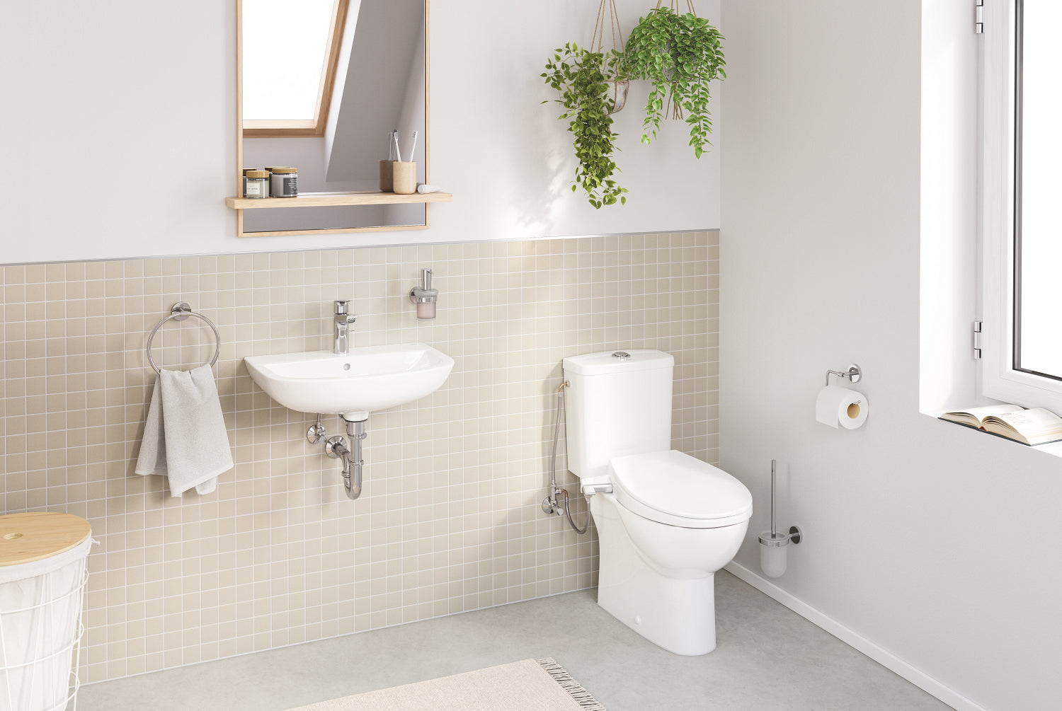 GROHE tilslutningsslange 3/8x795mm t/br.sæde