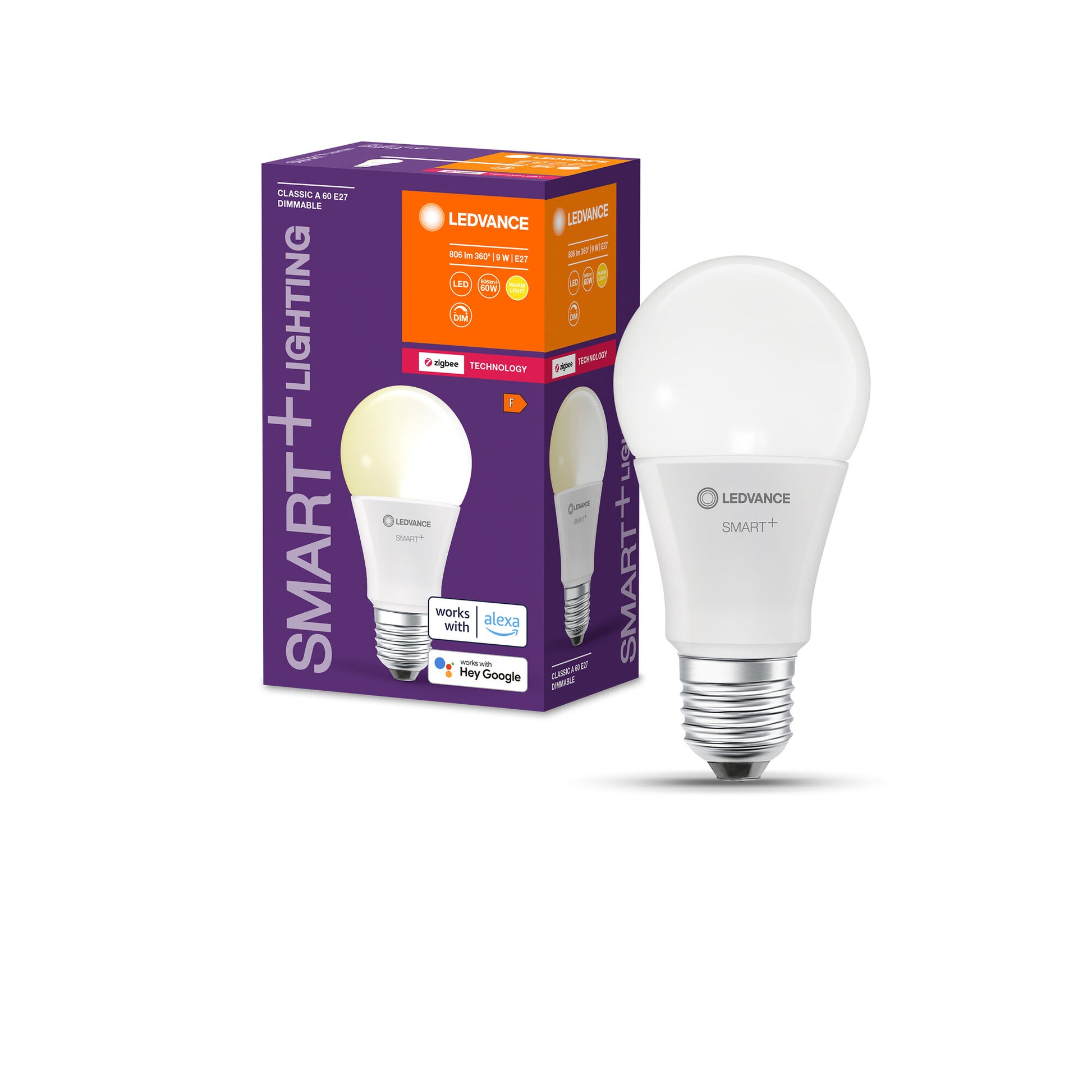 SMART+ STANDARD 9W/827 E27 ZIGBEE